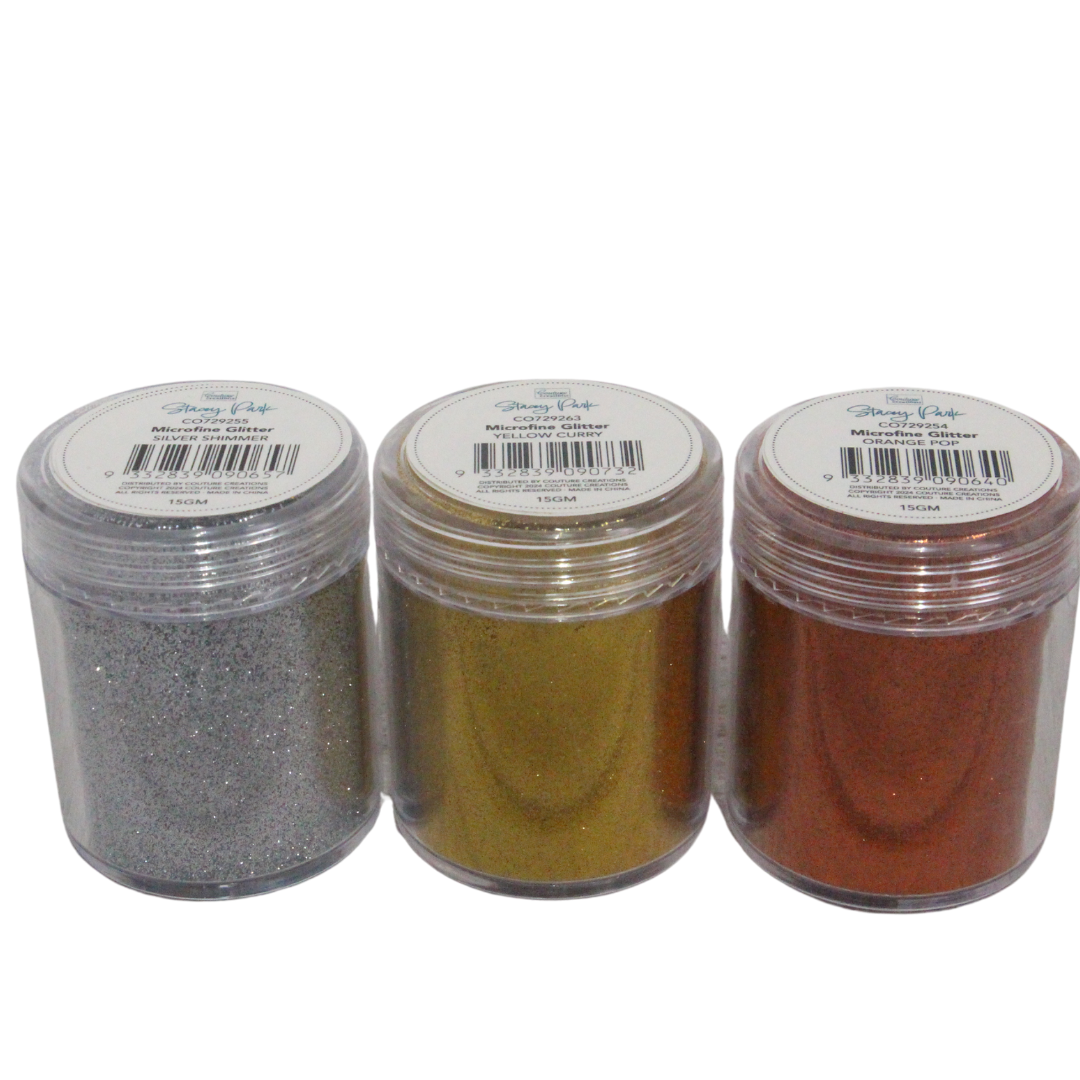 Stacey Park Microfine Glitter 3pk - Metallics