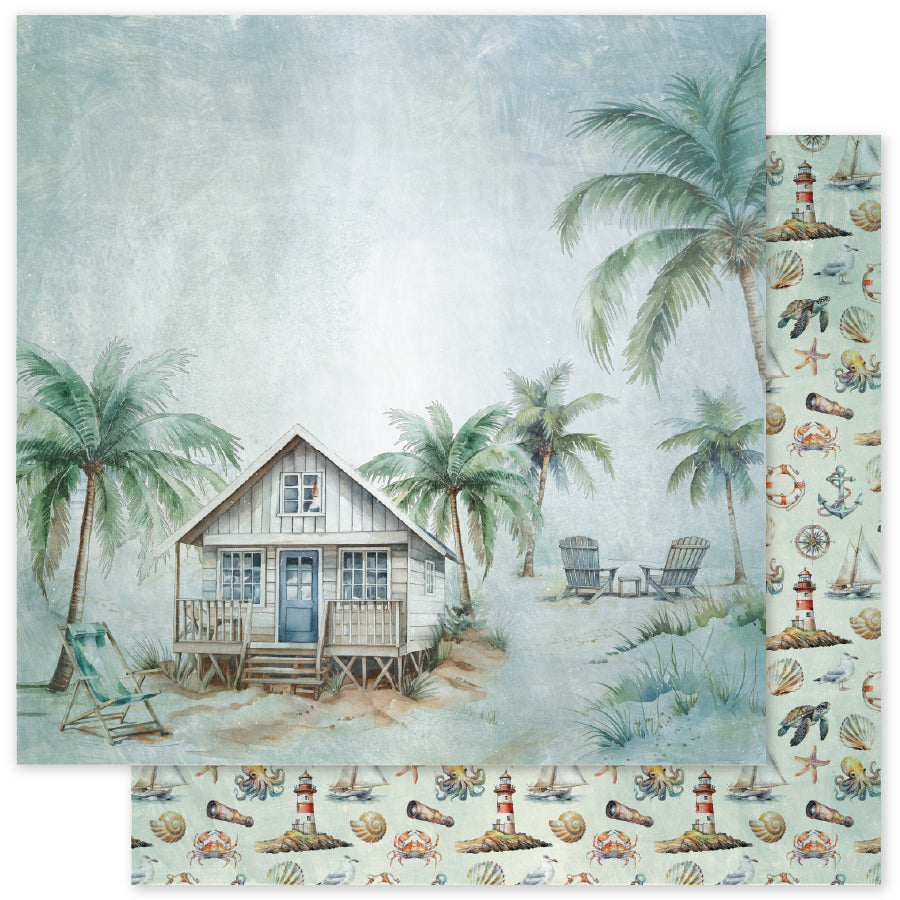 Seaside Memories Basics C 12x12 Paper (12 pc Bulk Pack) 33783