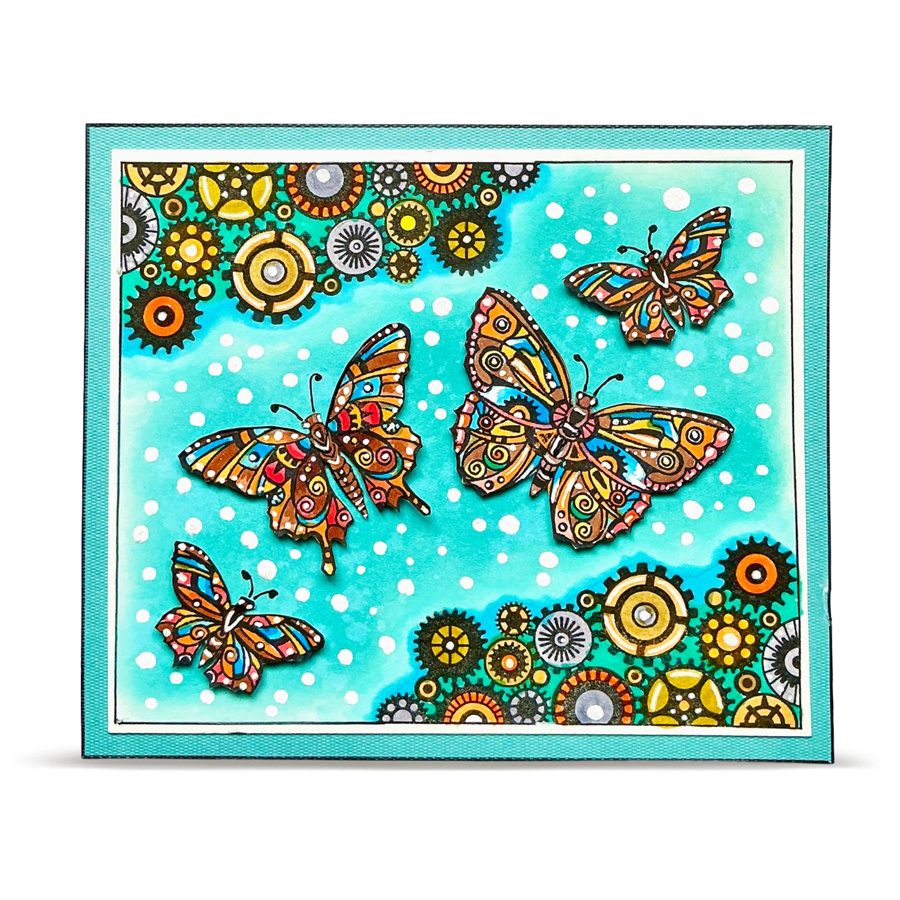 AALL and Create - A6 - Stamp Set - Papillons