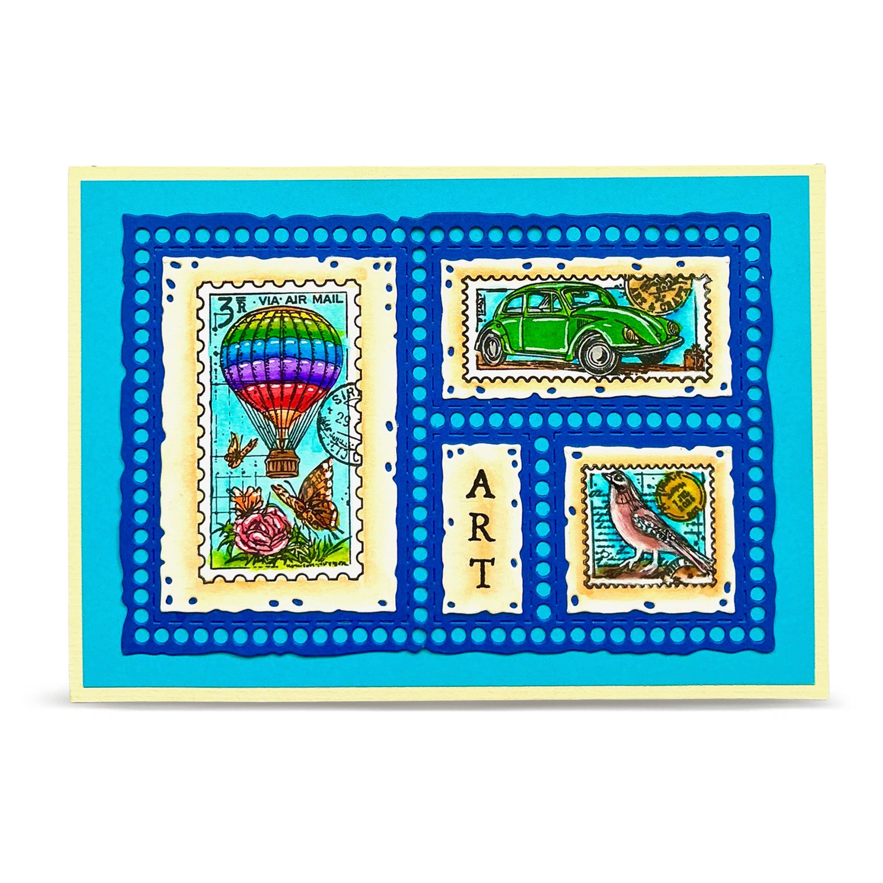 AALL and Create - A6 - Stamp Sets - Miniature Postage Stamps