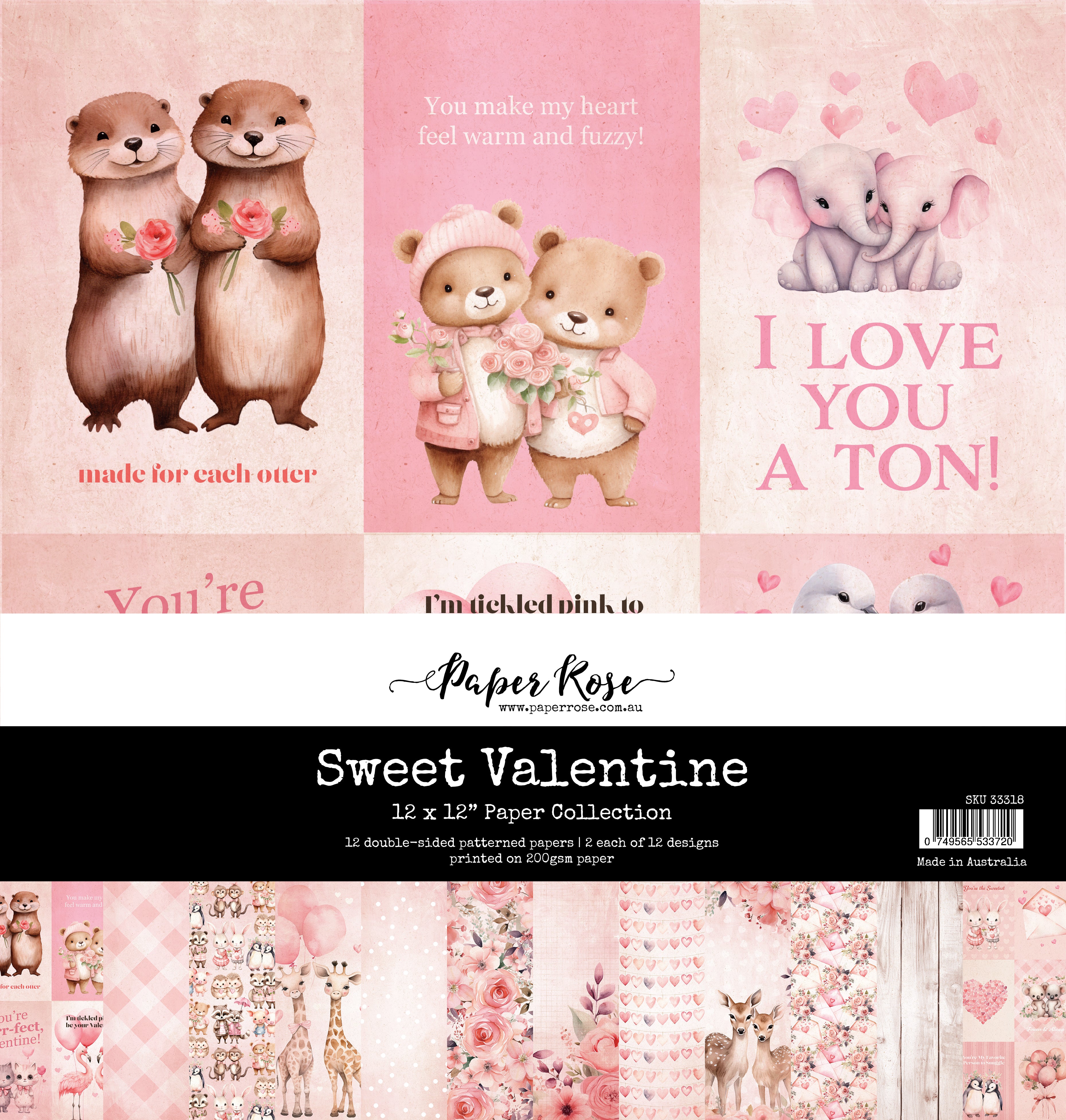 Sweet Valentine 12x12 Paper Collection 33318