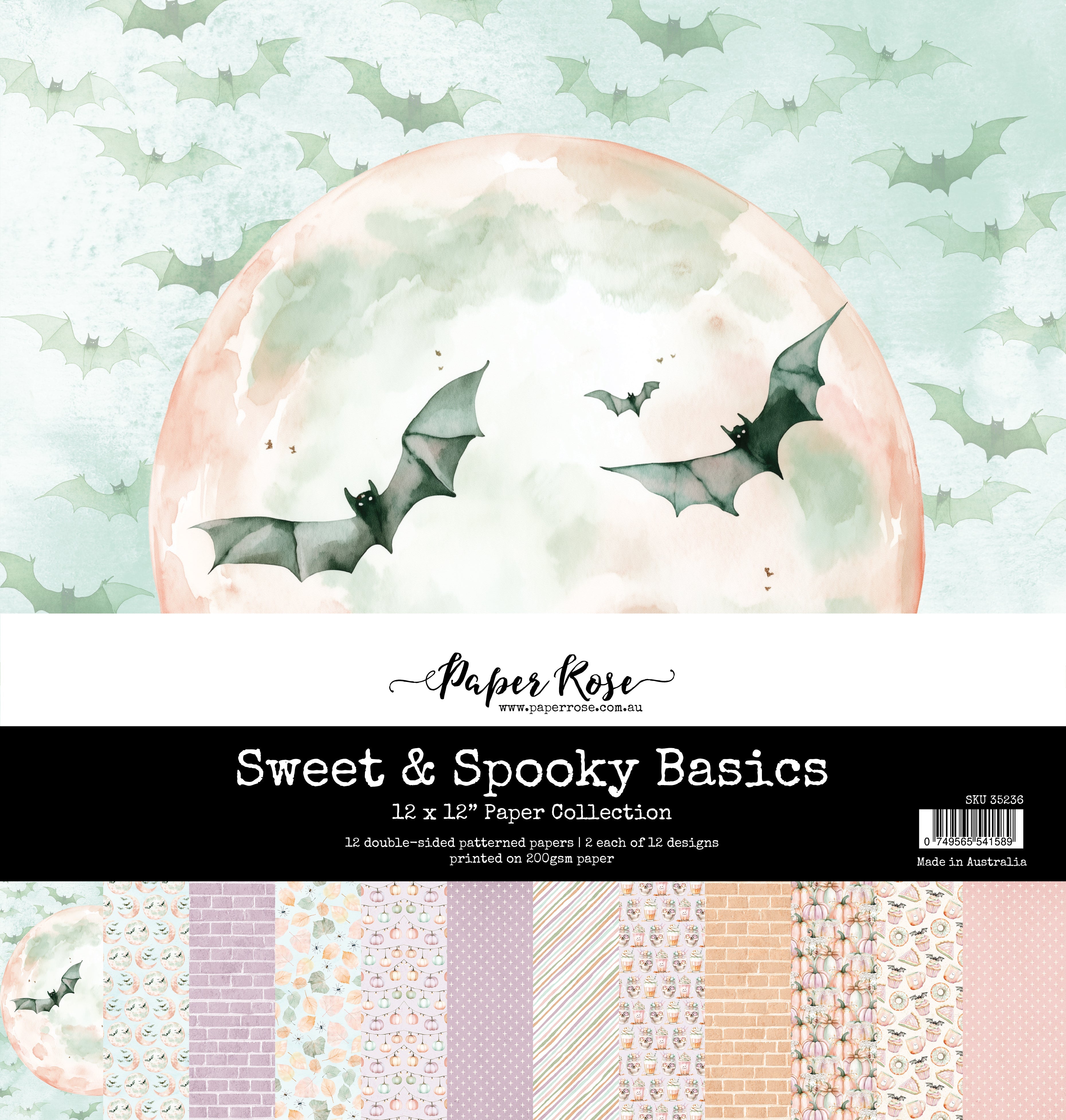 Sweet & Spooky Basics 12x12 Paper Collection 35236