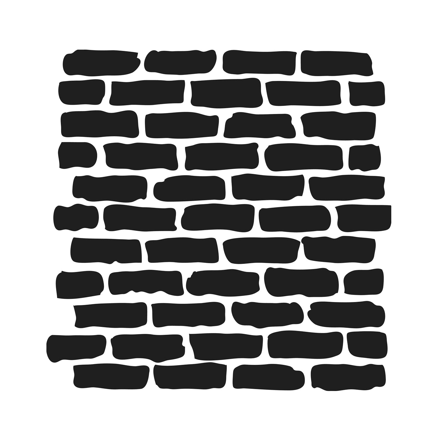 The Crafters Workshop 6x6 Stencil Bricks