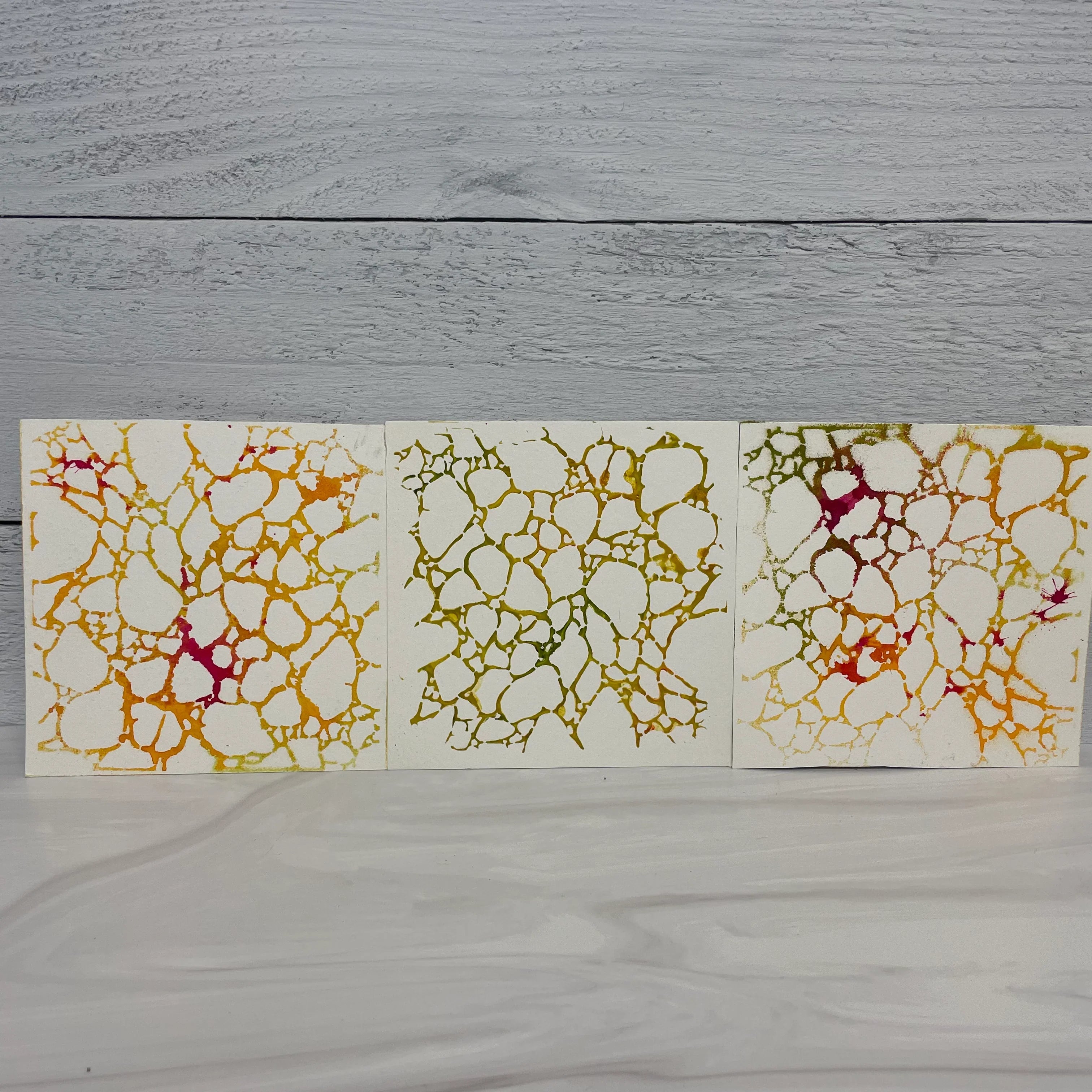 The Crafters Workshop 6x6 Stencil Organic Matter Stencil