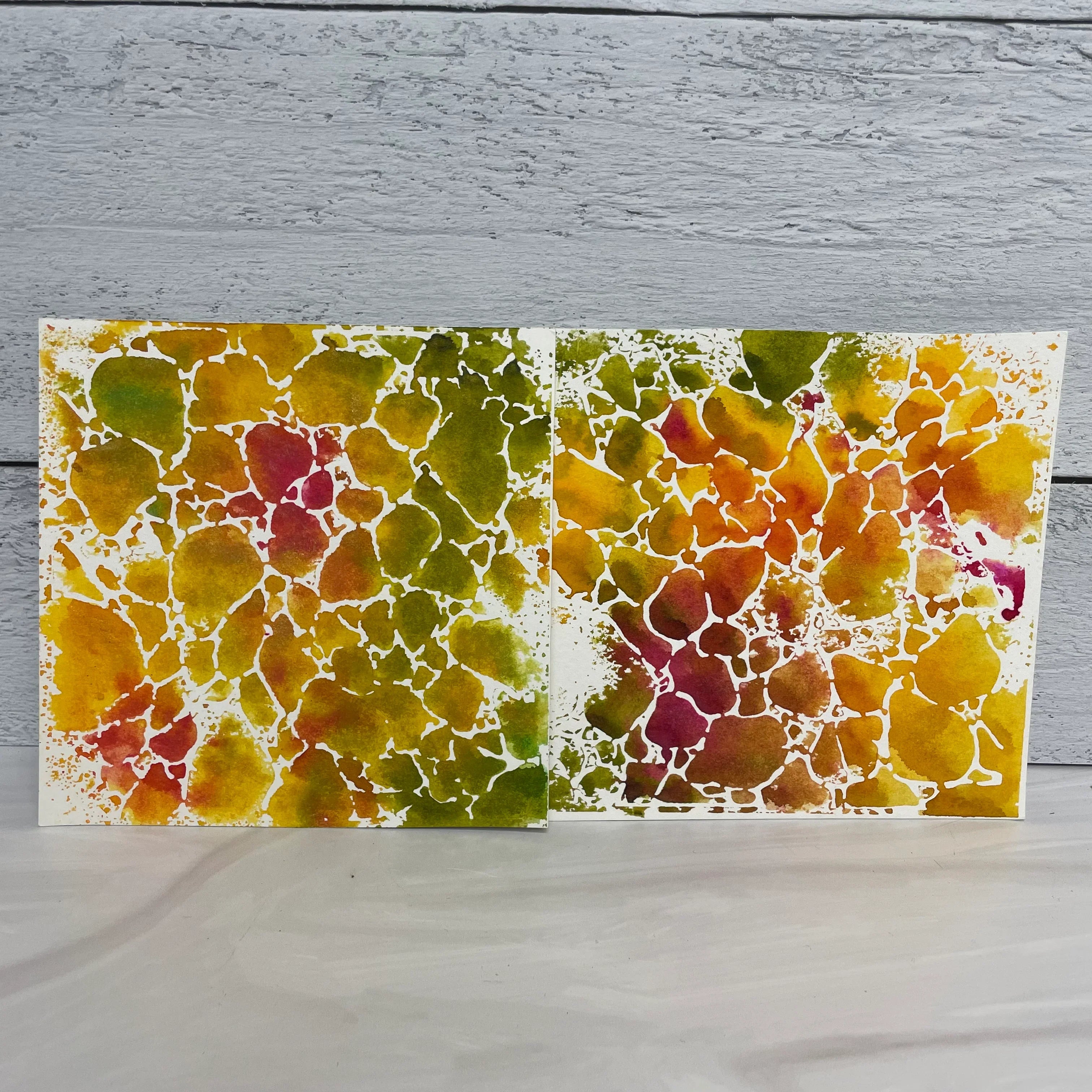 The Crafters Workshop 6x6 Stencil Organic Matter Stencil