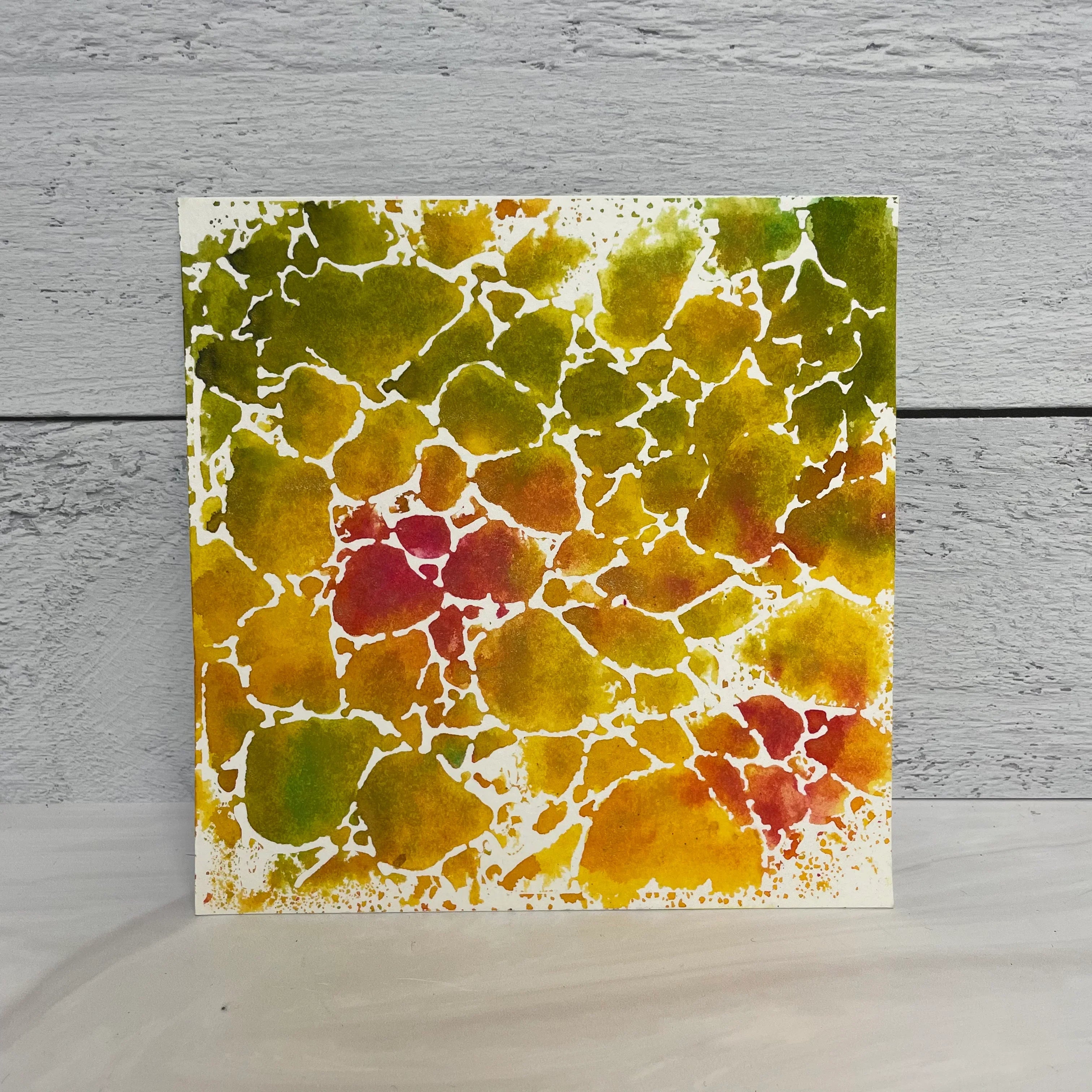 The Crafters Workshop 6x6 Stencil Organic Matter Stencil