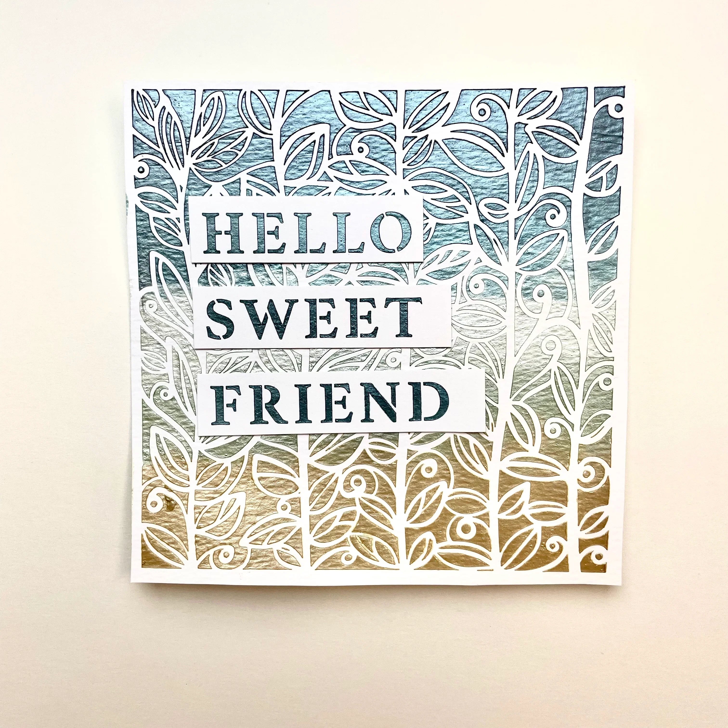 The Crafters Workshop Full Sheet of Good Words