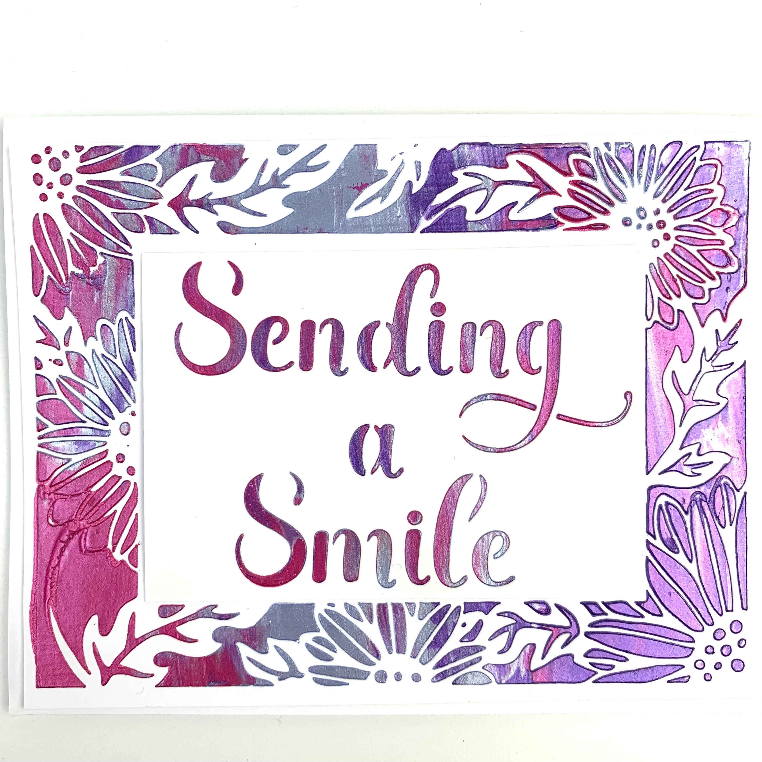 The Crafters Workshop A2 Sunflowers Vines Frames