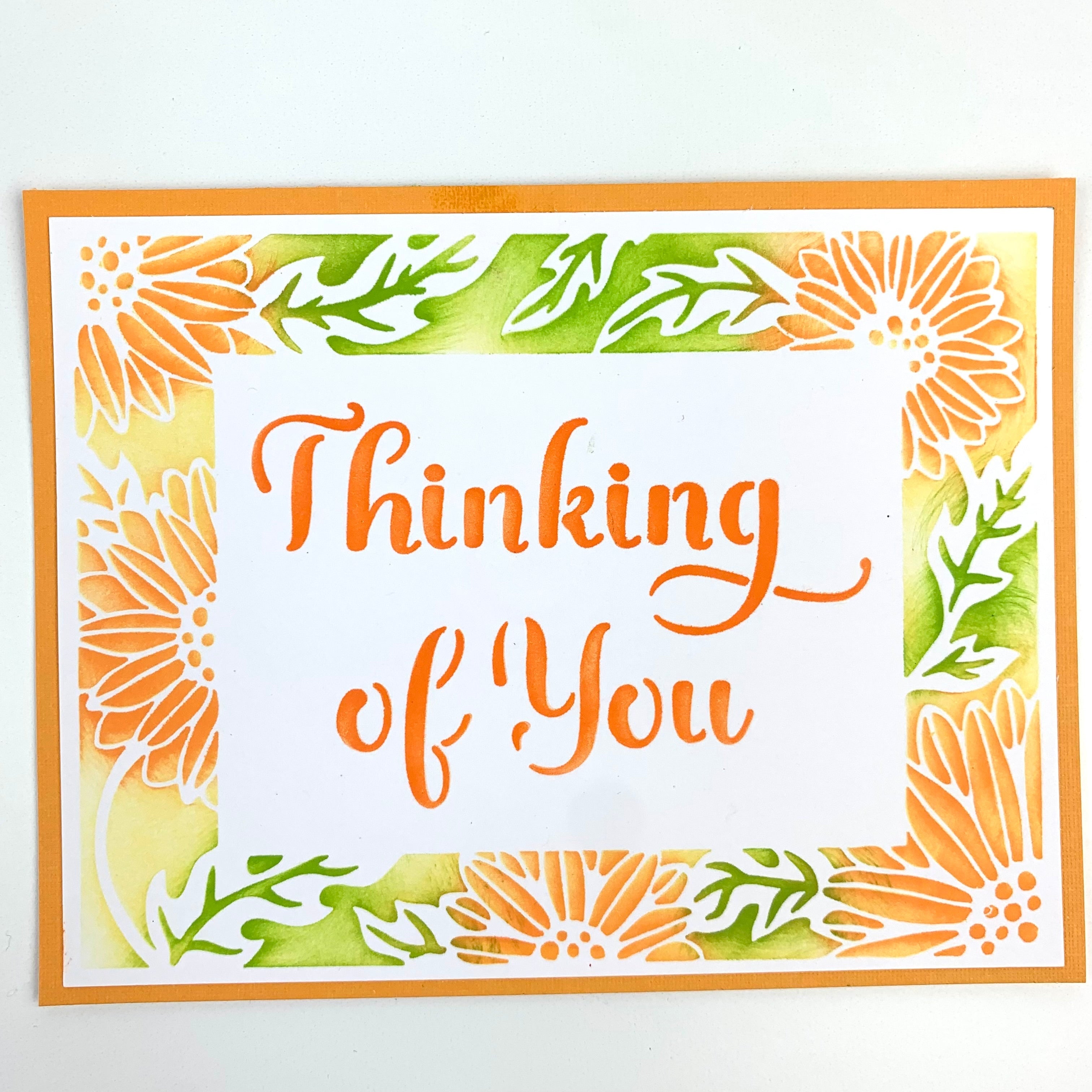 The Crafters Workshop A2 Sunflowers Vines Frames