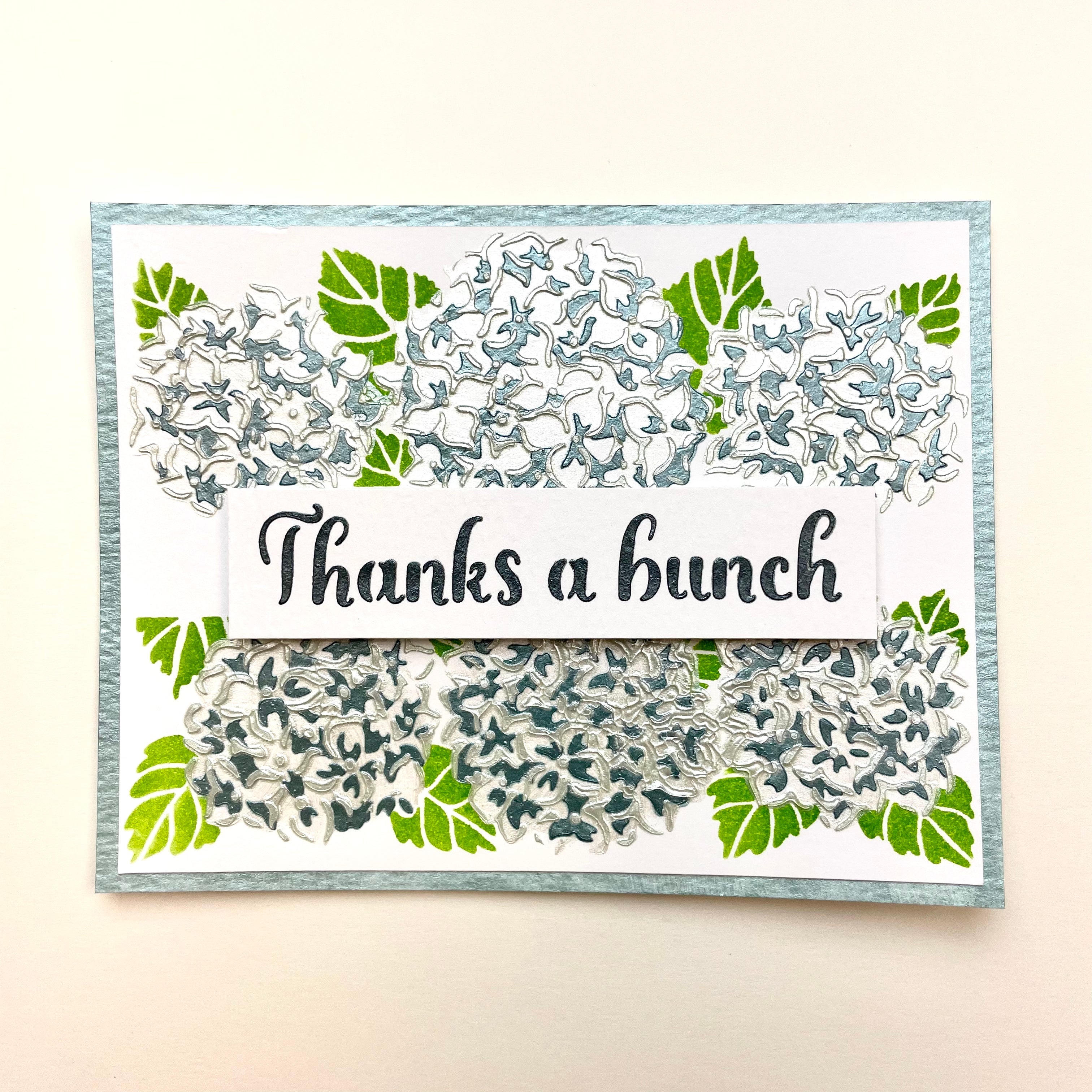 The Crafters Workshop Layered Hydrangea Banner