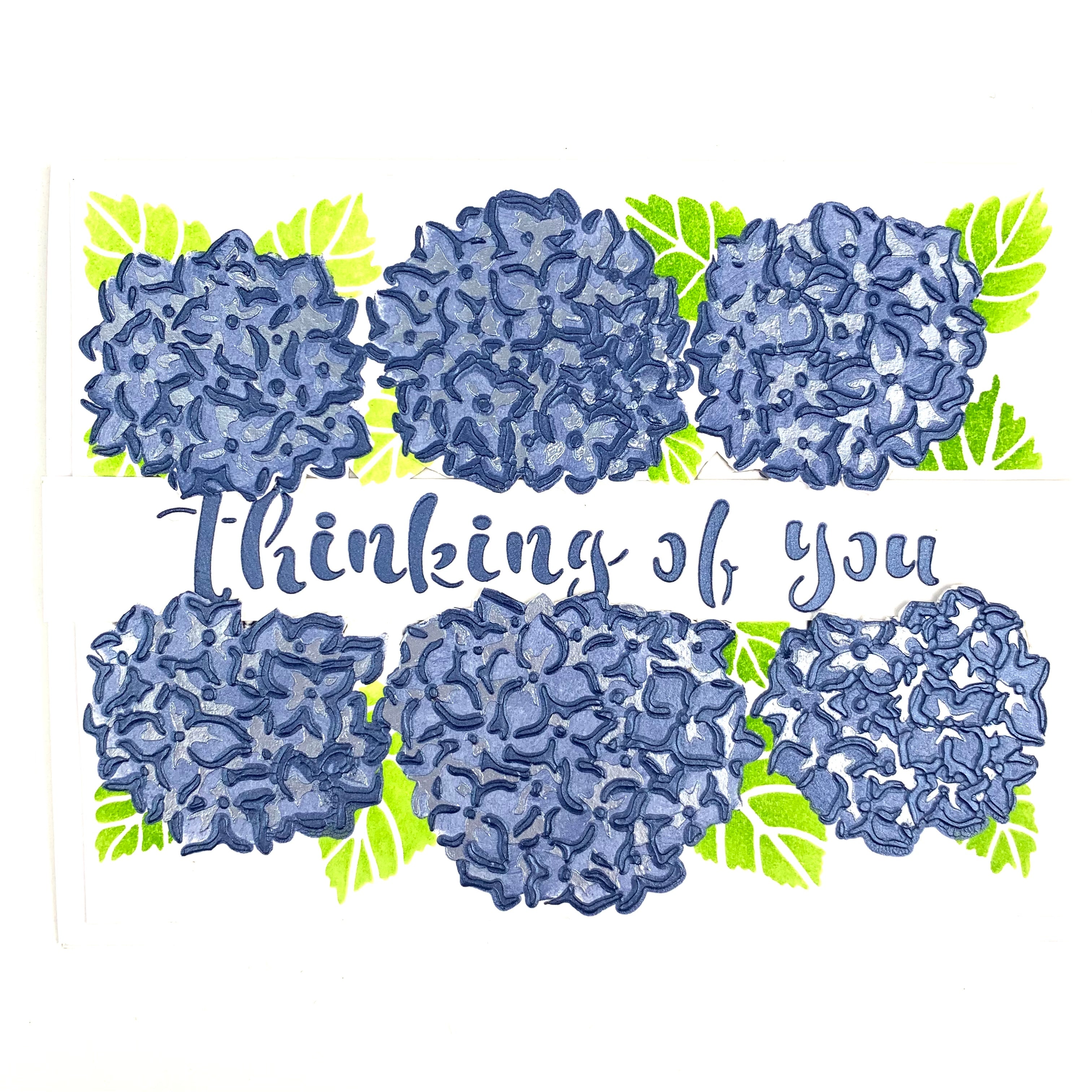 The Crafters Workshop Layered Hydrangea Banner