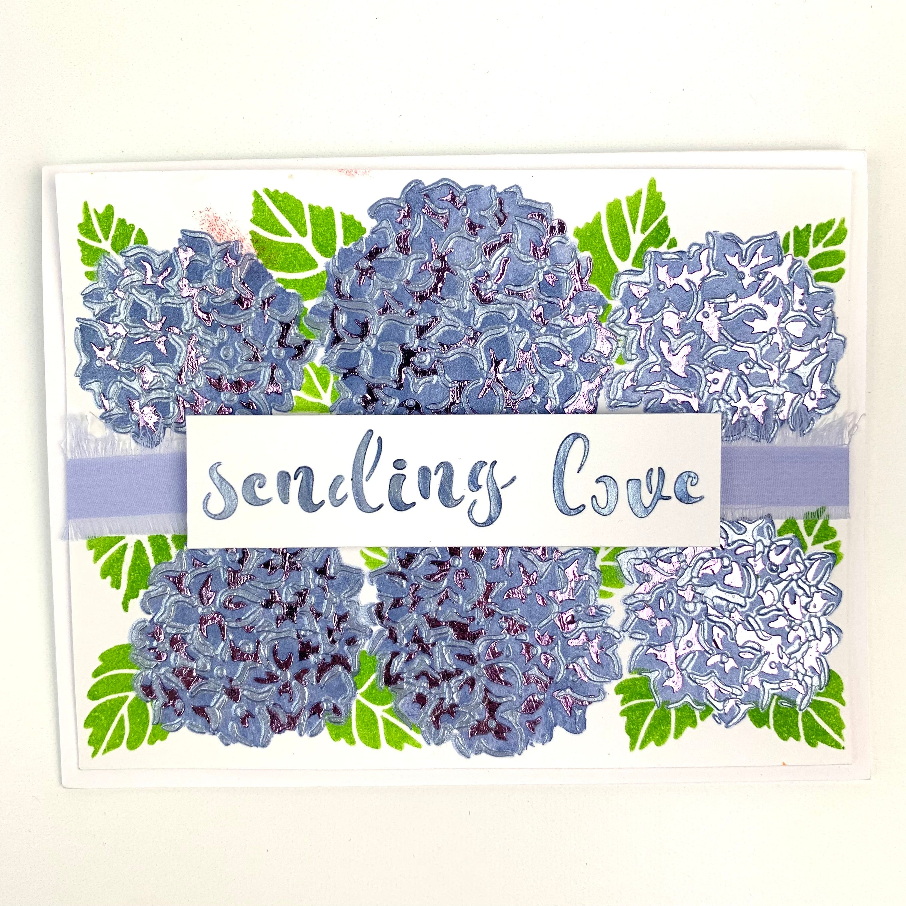 The Crafters Workshop Layered Hydrangea Banner