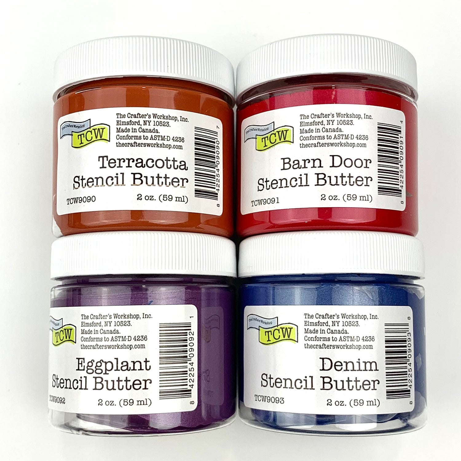 The Crafters Workshop (TCW) Stencil Butter 4-pack Jewels