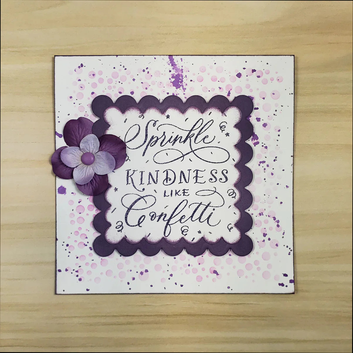 The Crafters Workshop 6x6 Stencil Random Bubbles