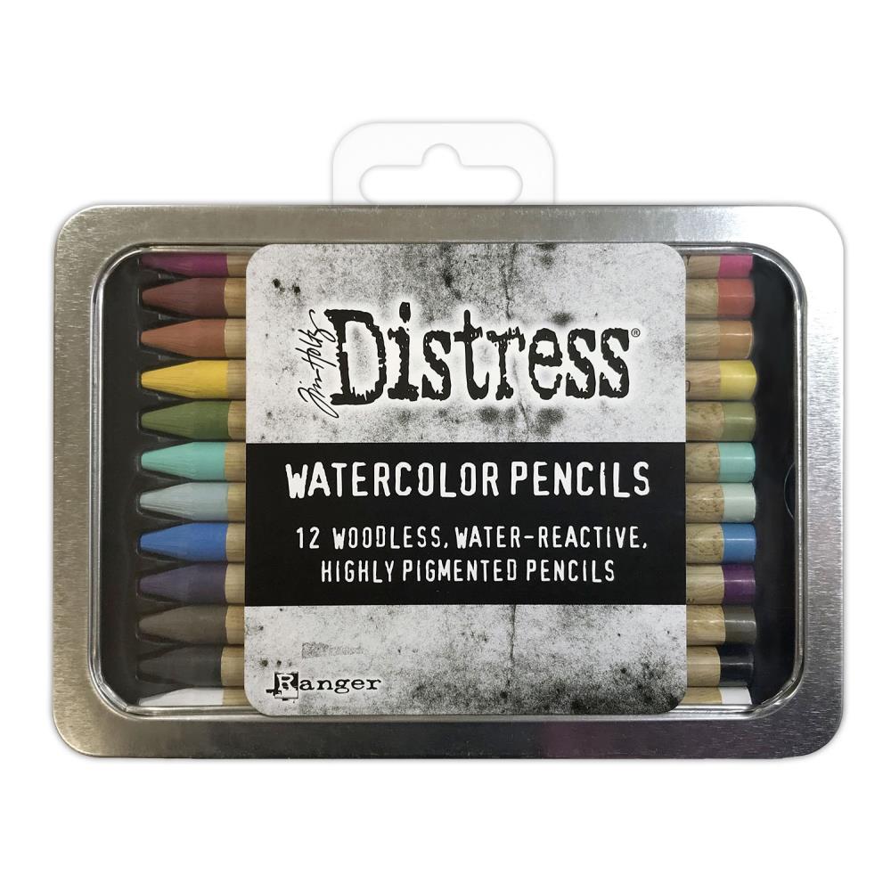 Tim Holtz Distress Watercolor Pencils 12/Pkg Set 1