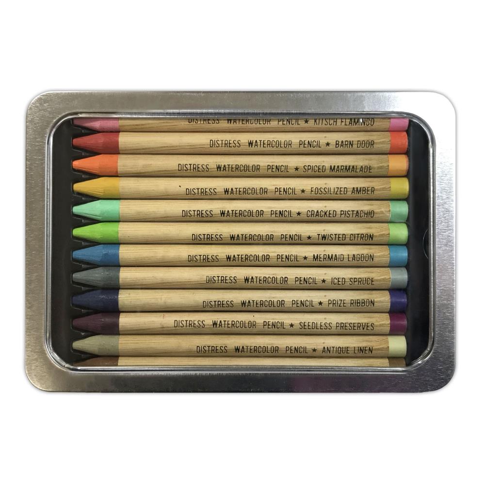 Tim Holtz Distress Watercolor Pencils 12/Pkg Set 2