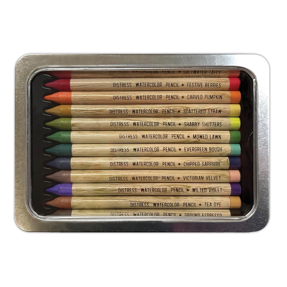 Tim Holtz Distress Watercolor Pencils 12/Pkg Set 4