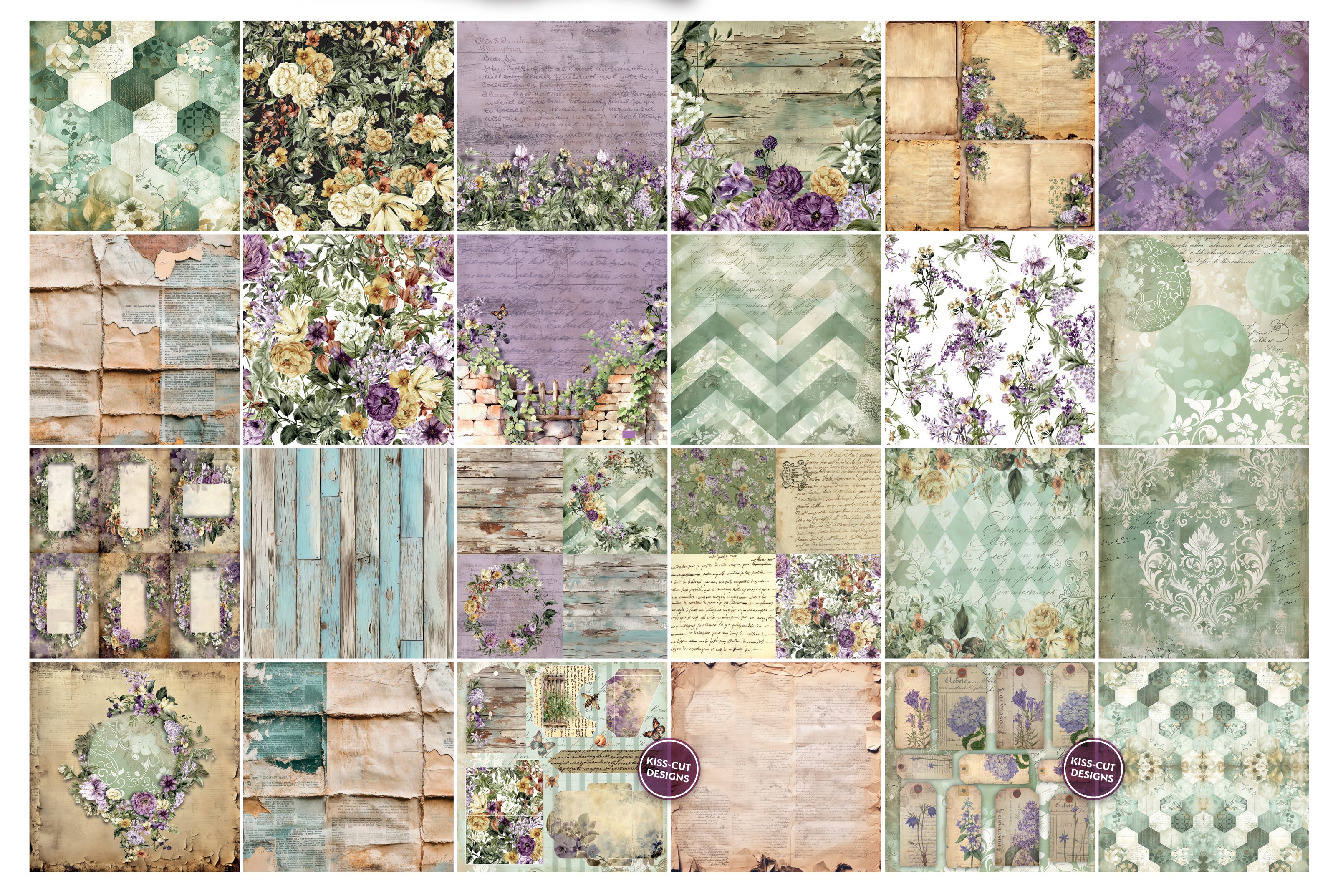 TEXT{ures} Beneath the Brambles 12in x 12in Paper Pad