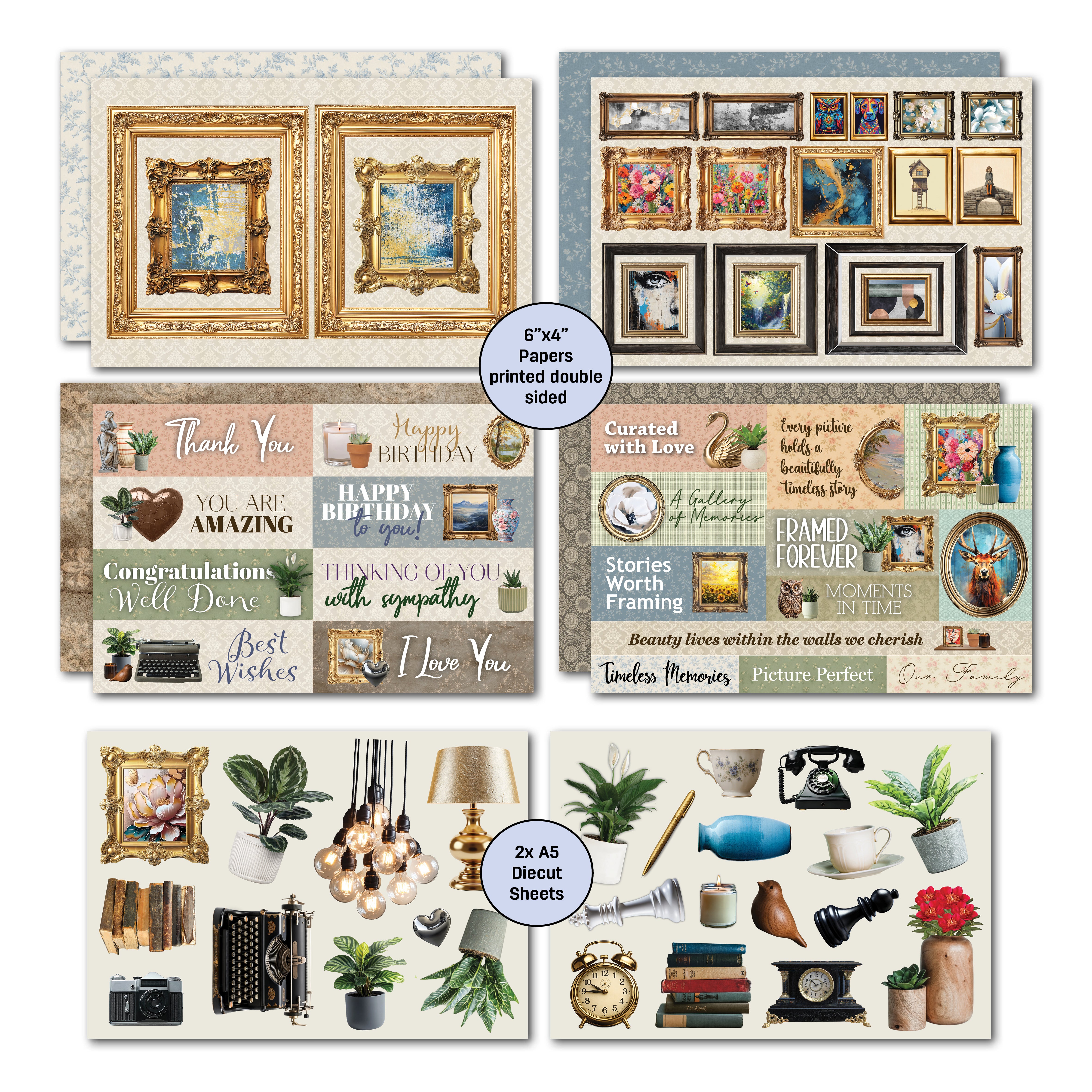 3Quarter Designs Timeless Gallery 6x4 Card Pack