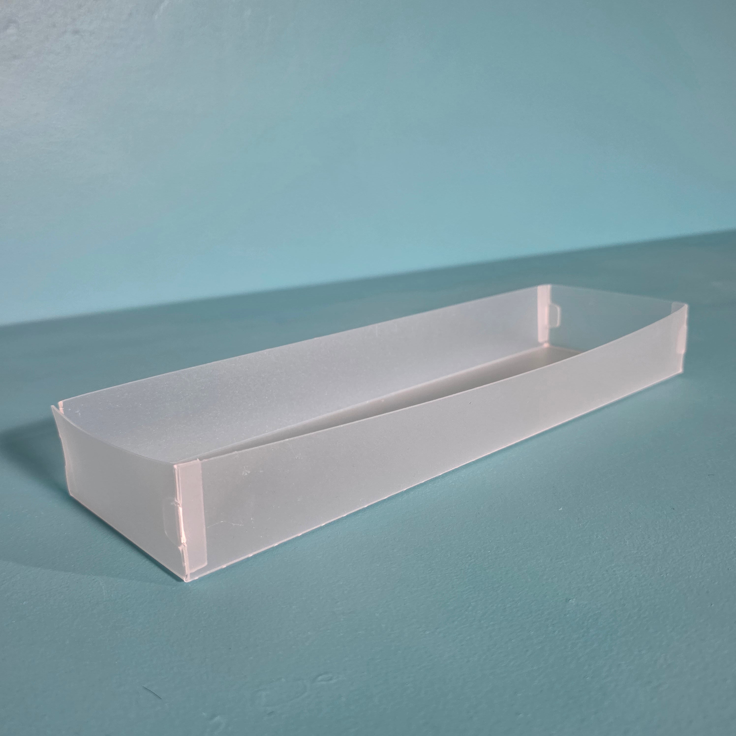 The Organized Option Basic Box "F" - 3.5" W x 12.0" L x 1.5" H - Set of 5