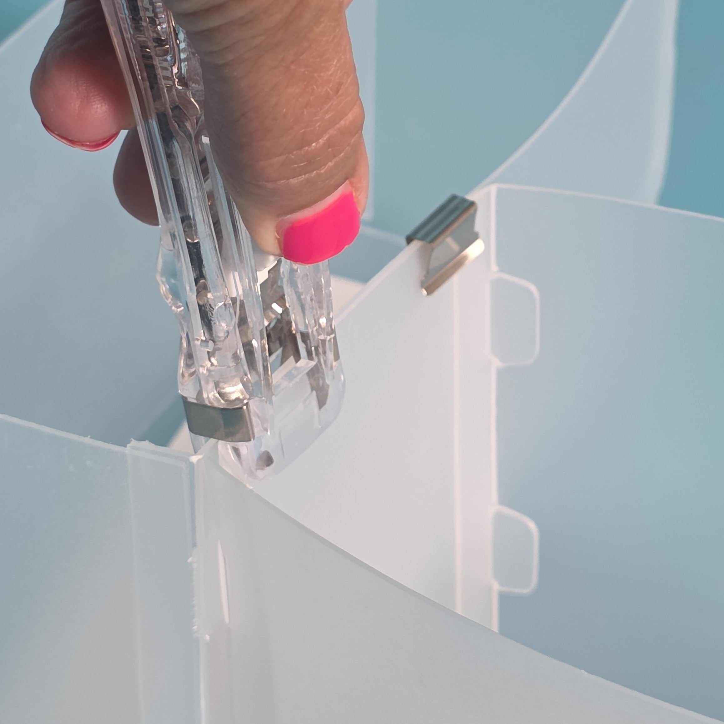 The Organized Option Connector Clips - Silver 50pc