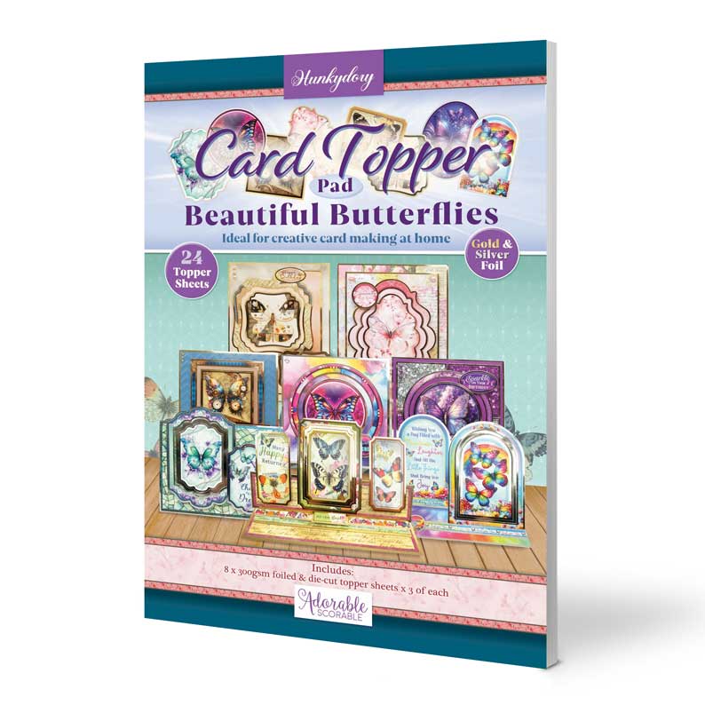 Card Topper Pads - Beautiful Butterflies