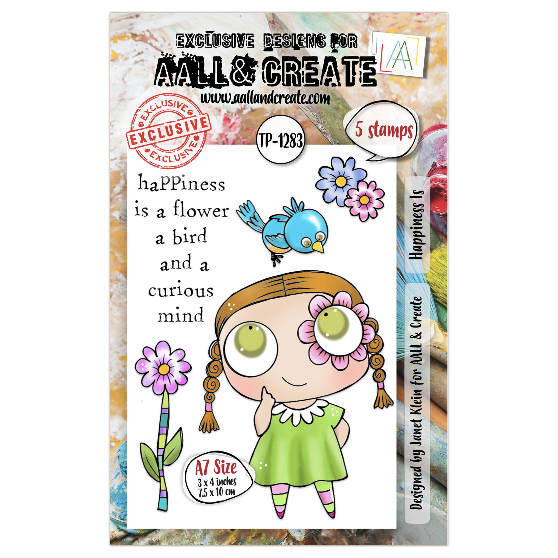AALL and Create - A7 Stamp Set - Happiness Is