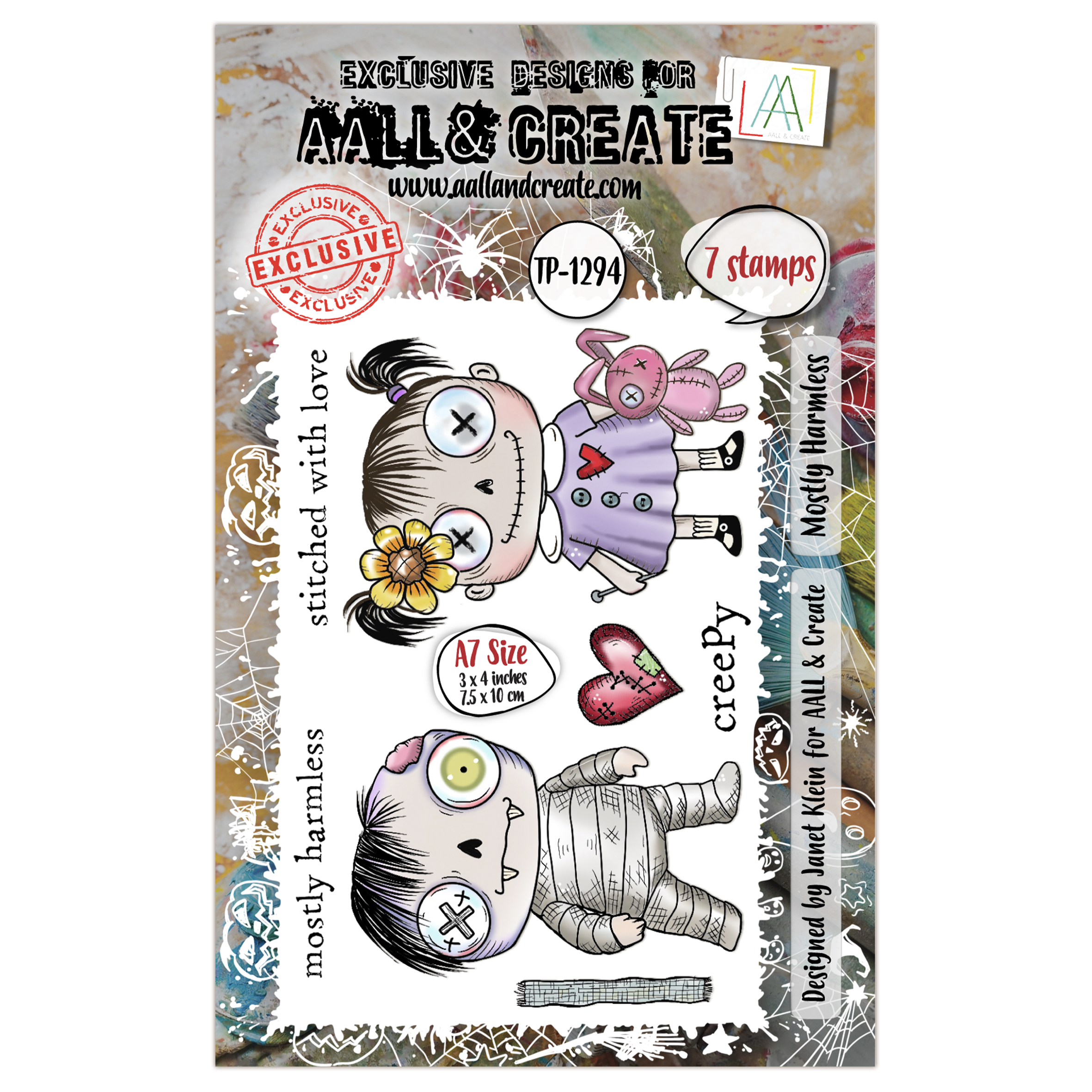 AALL and Create - A7 Stamp Set - Mostly Harmless