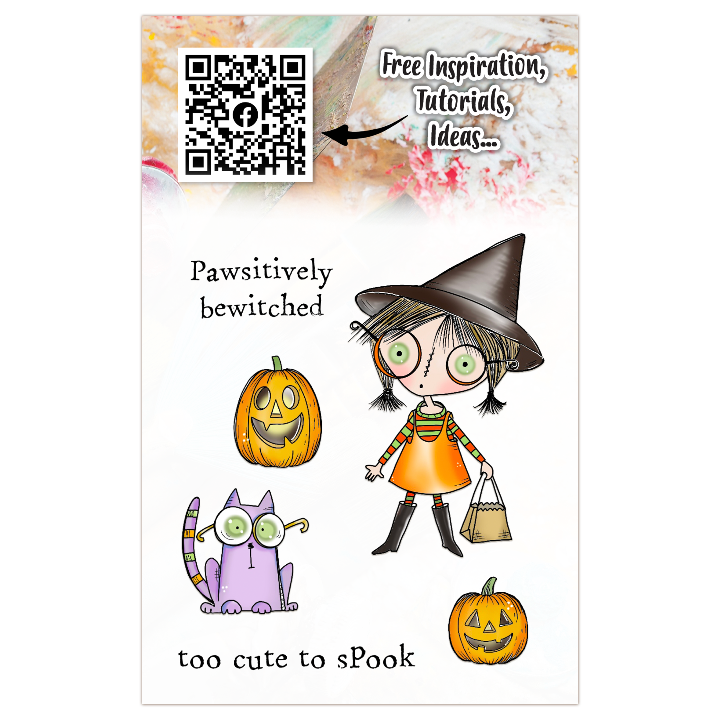 AALL and Create - A7 Stamp Set - Too Cute Spook