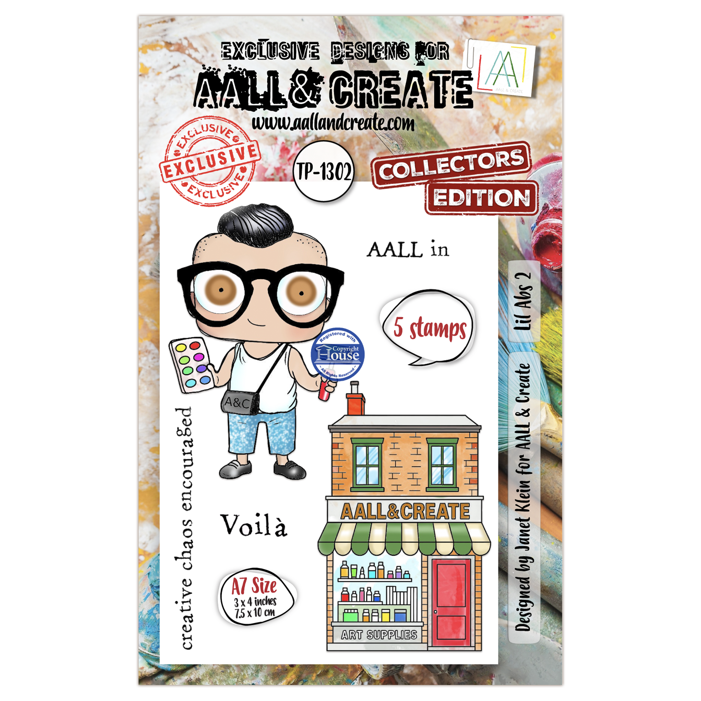 AALL and Create - A7 - Stamp Sets - Lil Abs 2