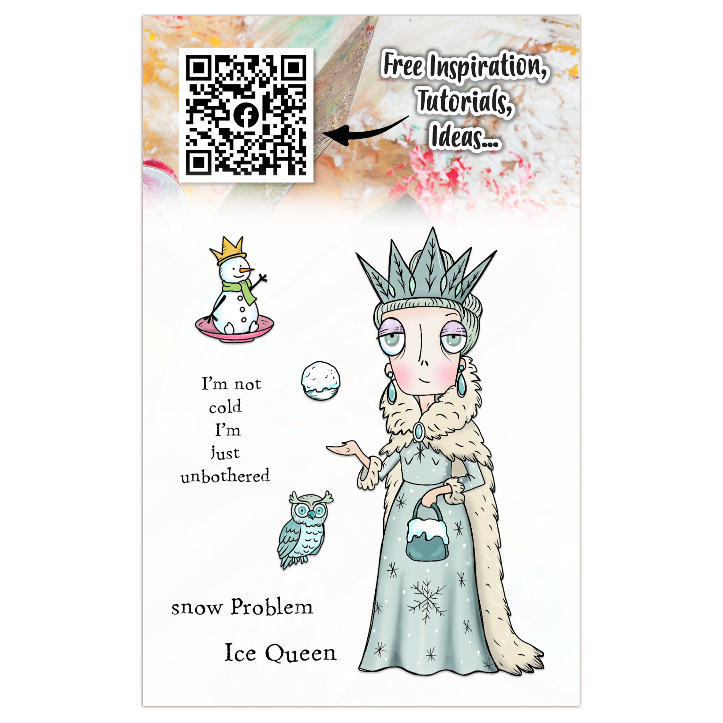 AALL and Create - A7 Stamp Set - Ice Queen Dee