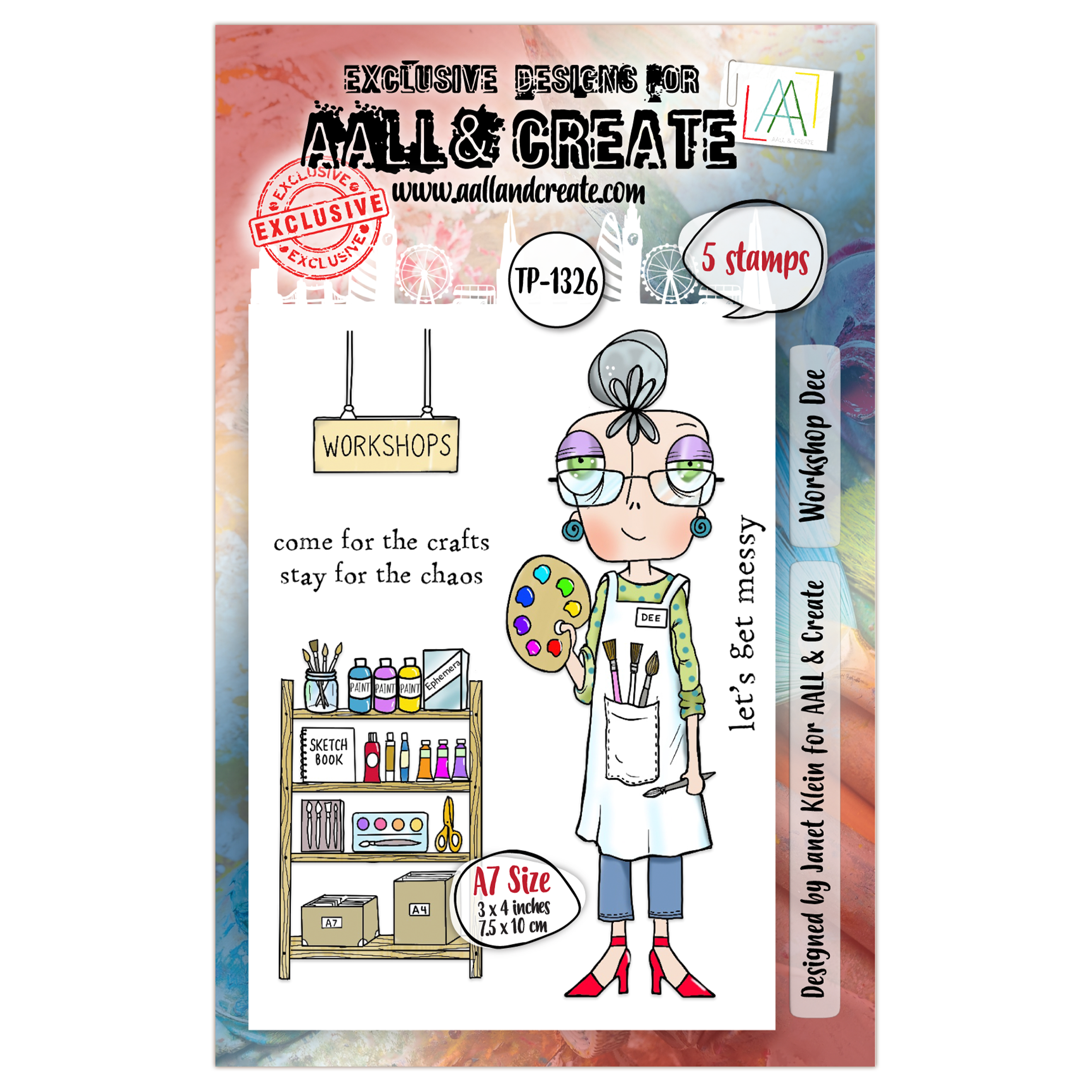 AALL and Create - A7 Stamp Set - Workshop Dee