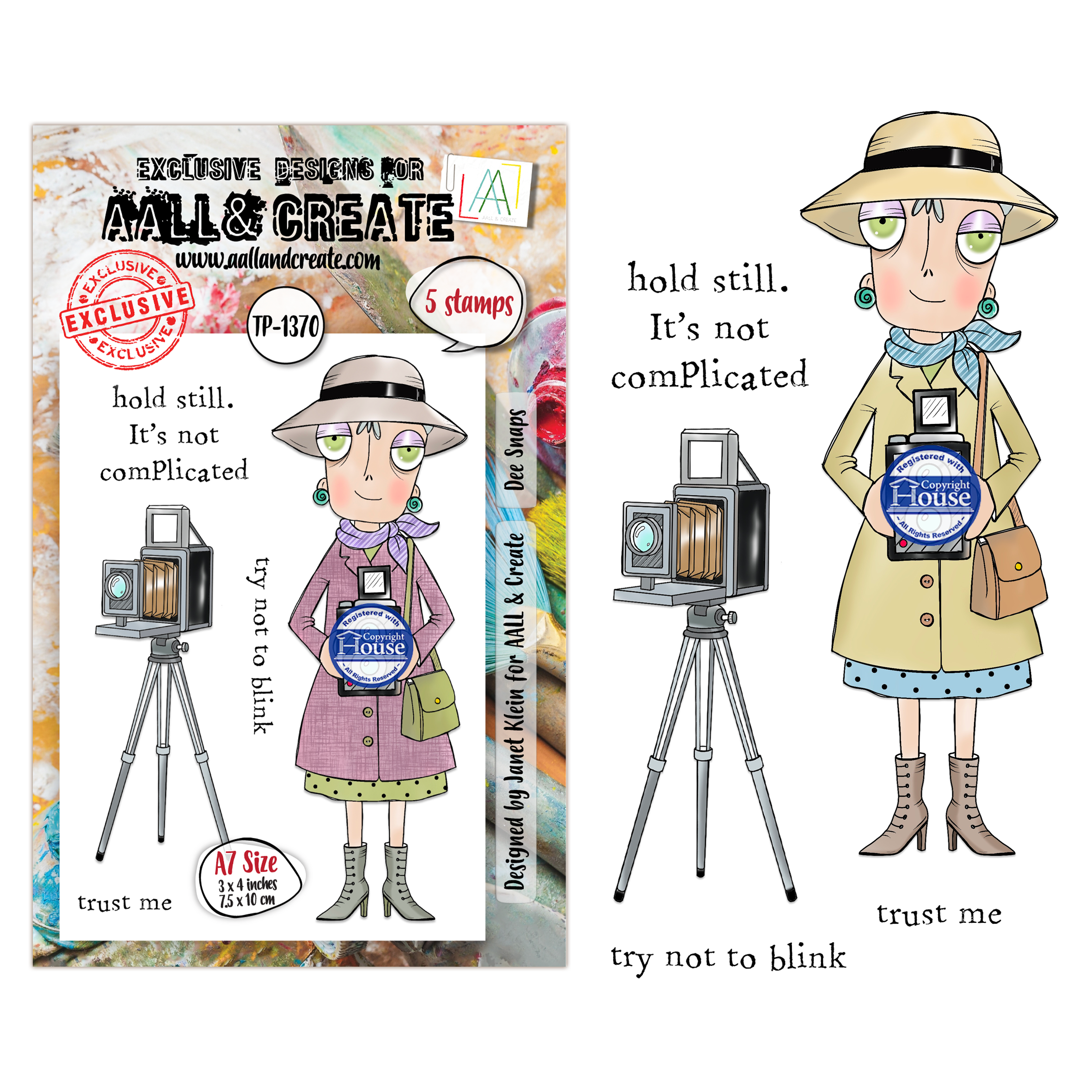 AALL and Create - A7 Stamp Sets - Dee Snaps