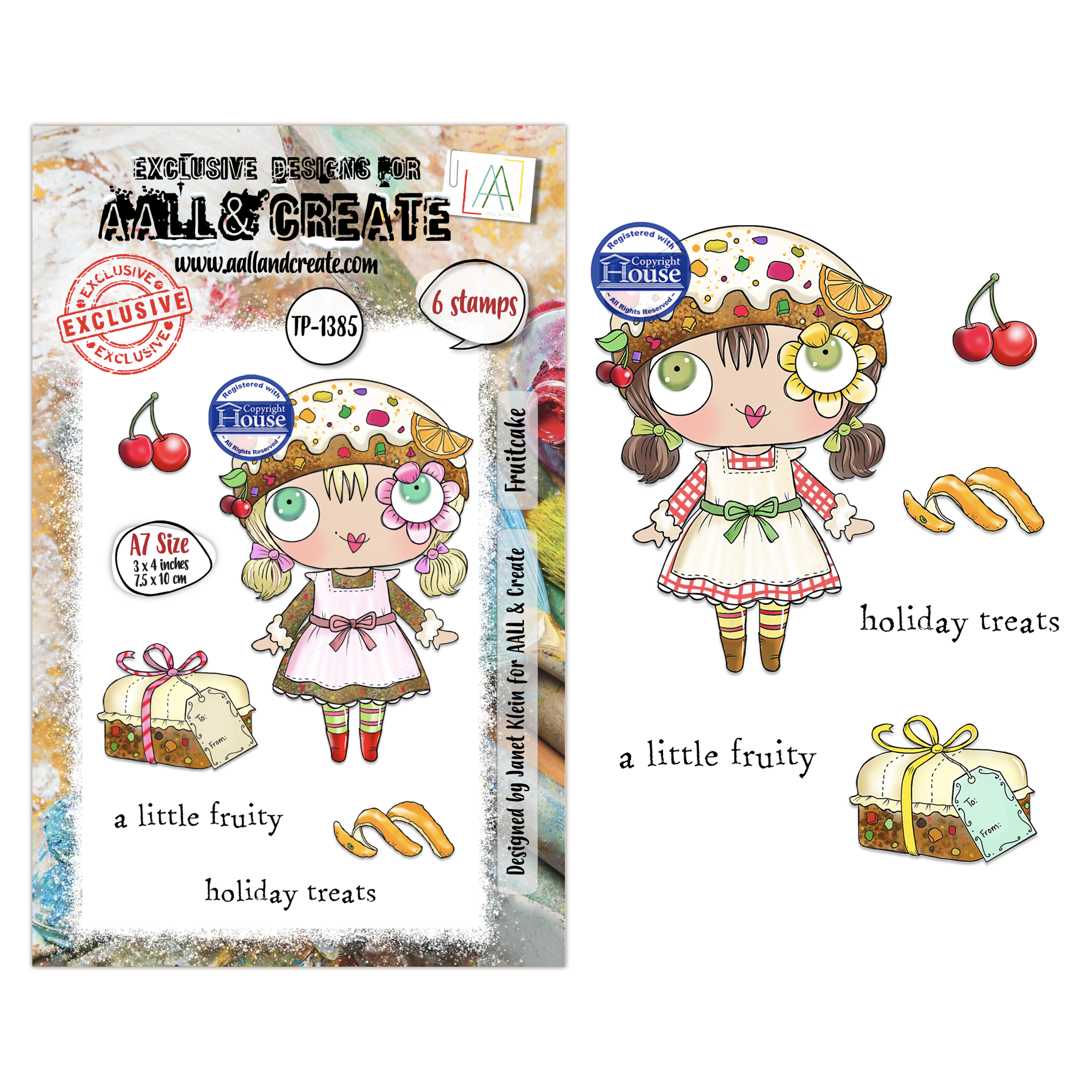 AALL and Create - A7 Stamp Set - Fruitcake