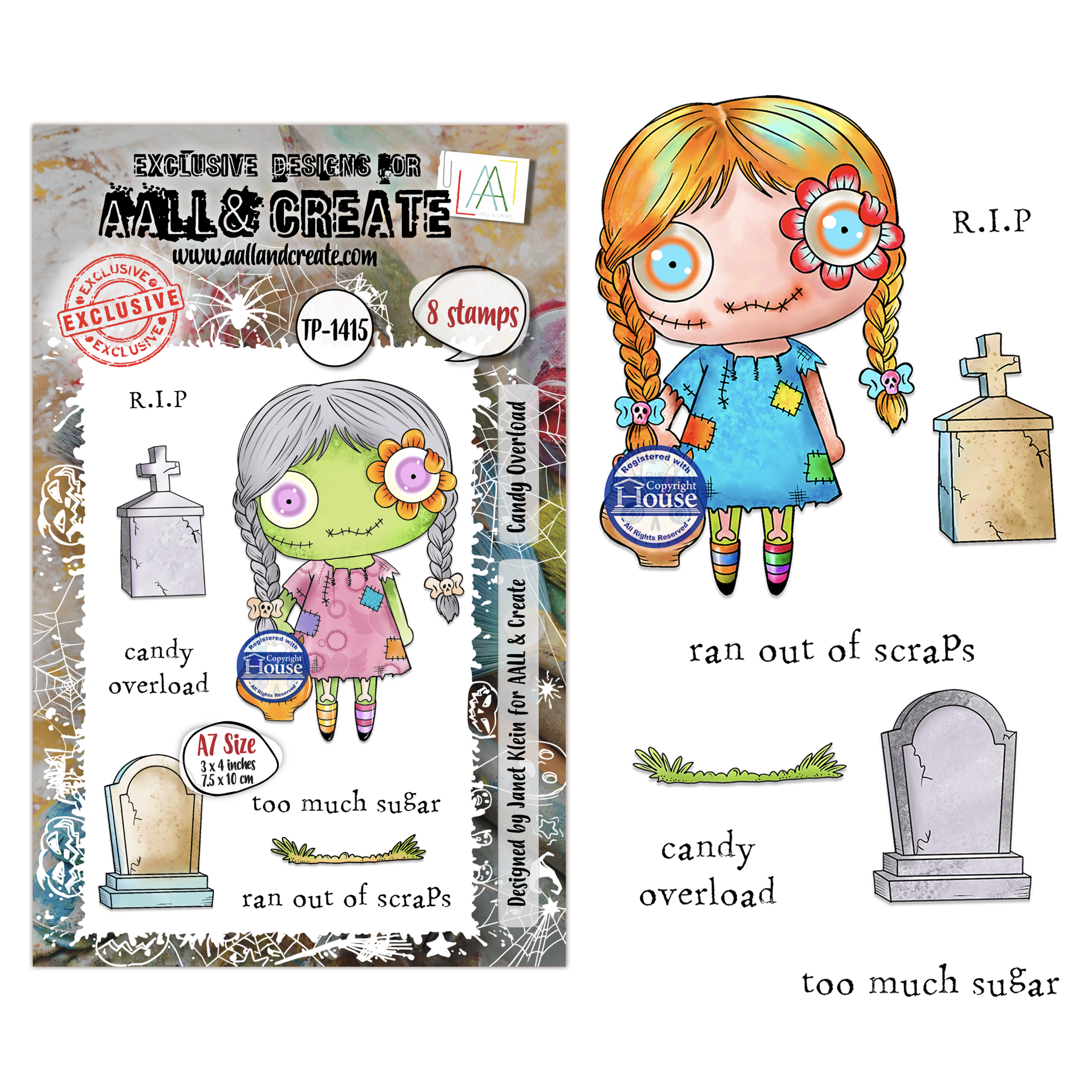 AALL and Create - A7 Stamp Sets - Candy Overload