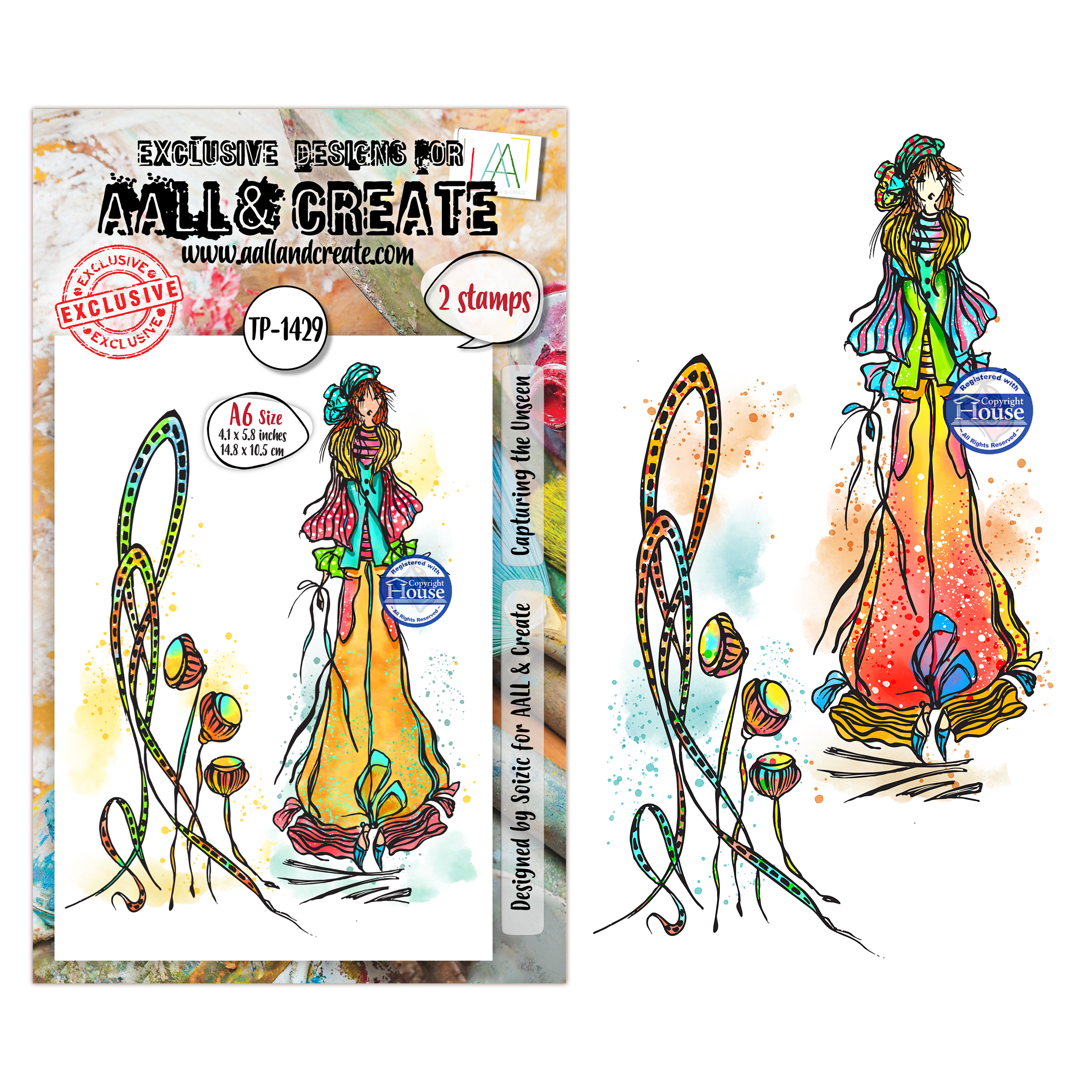 AALL and Create - A6 Stamp Sets - Capturing the Unseen