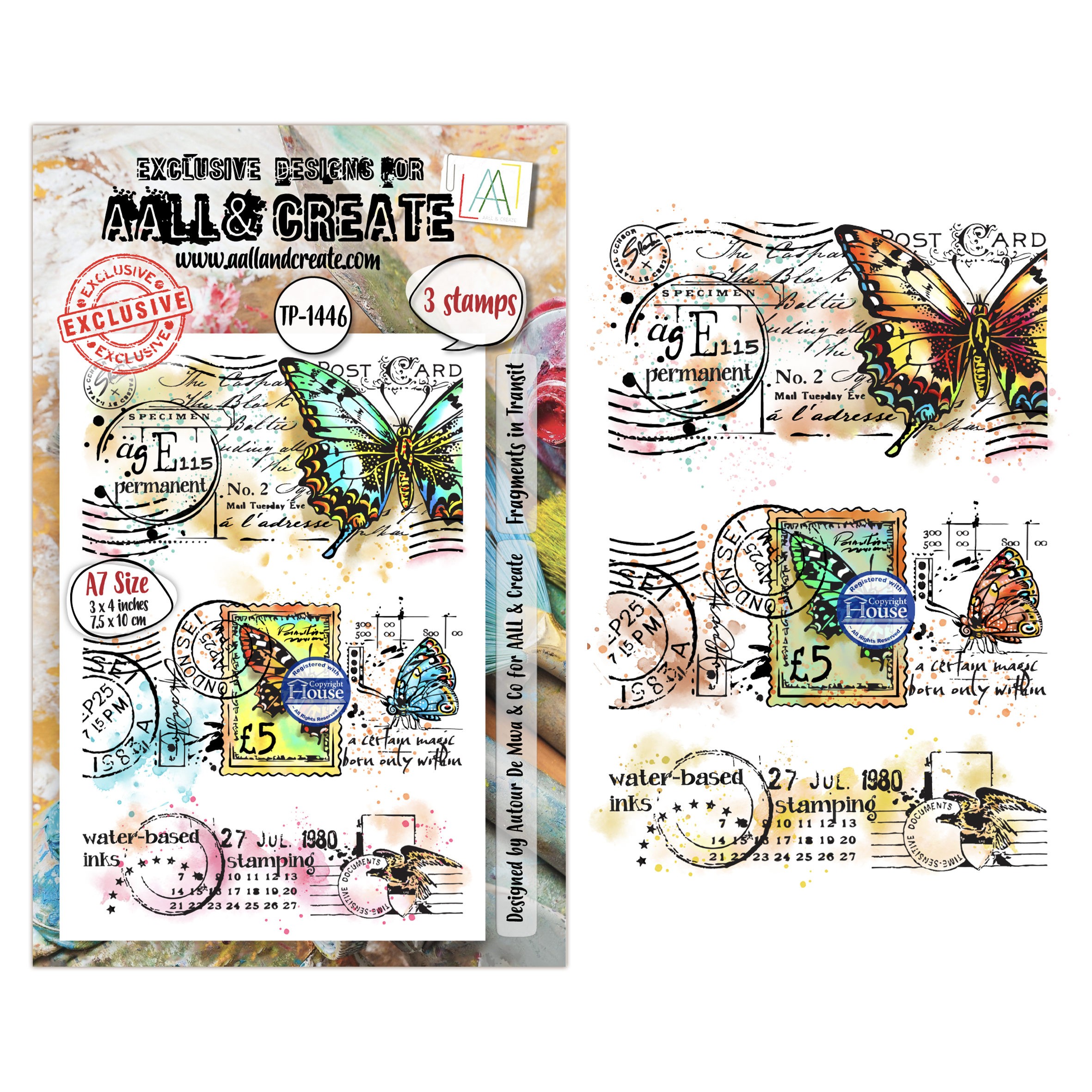 AALL and Create - A7 - Stamp Sets - Fragments in Transit