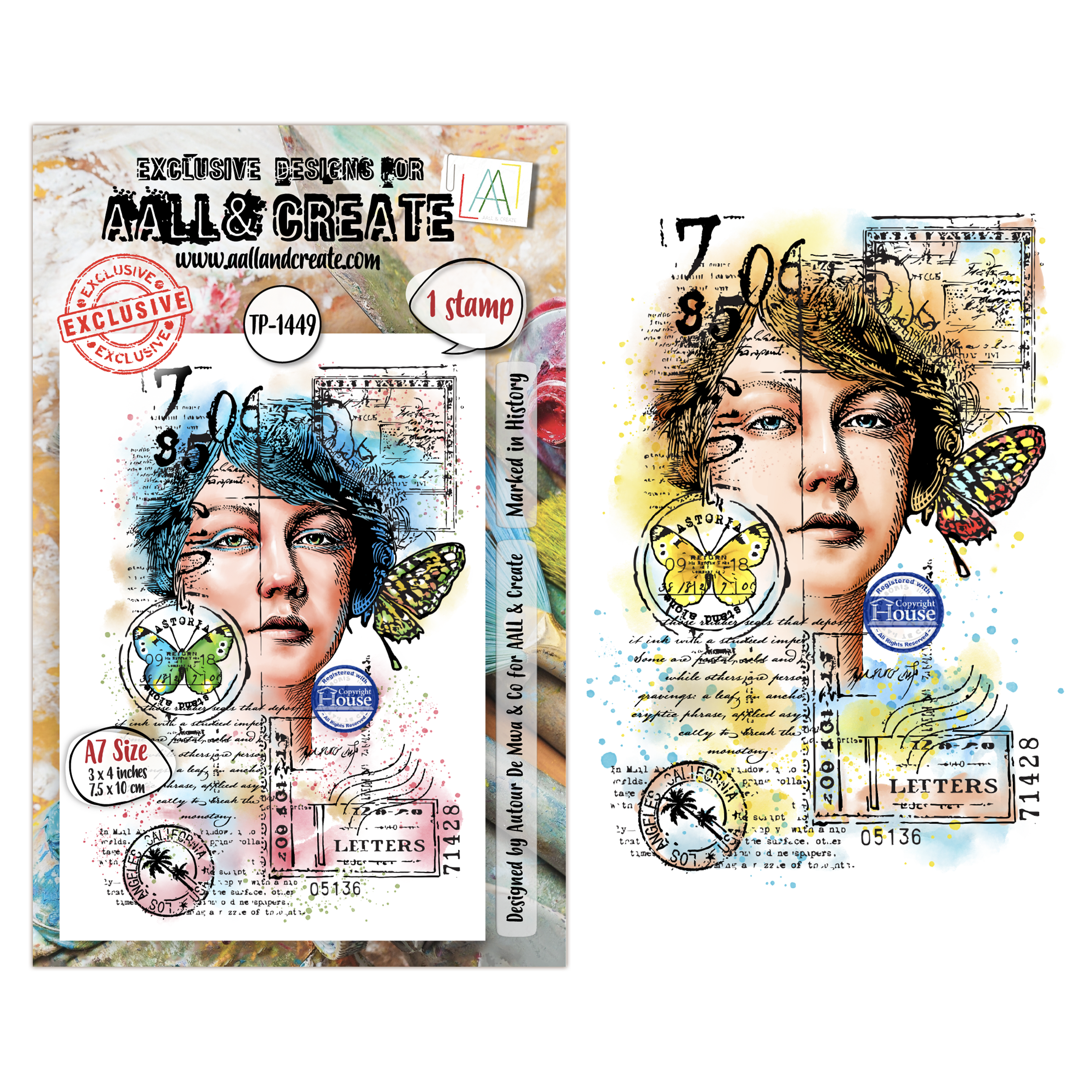 AALL and Create - A7 - Stamp Sets - Marked in History