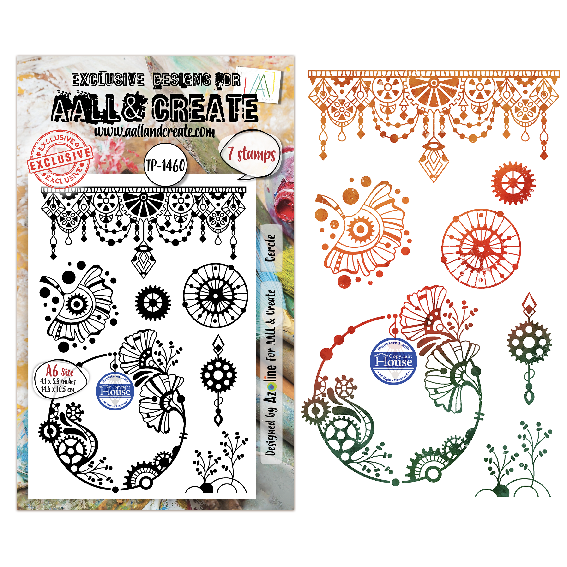 AALL and Create - A6 - Stamp Set - Cercle