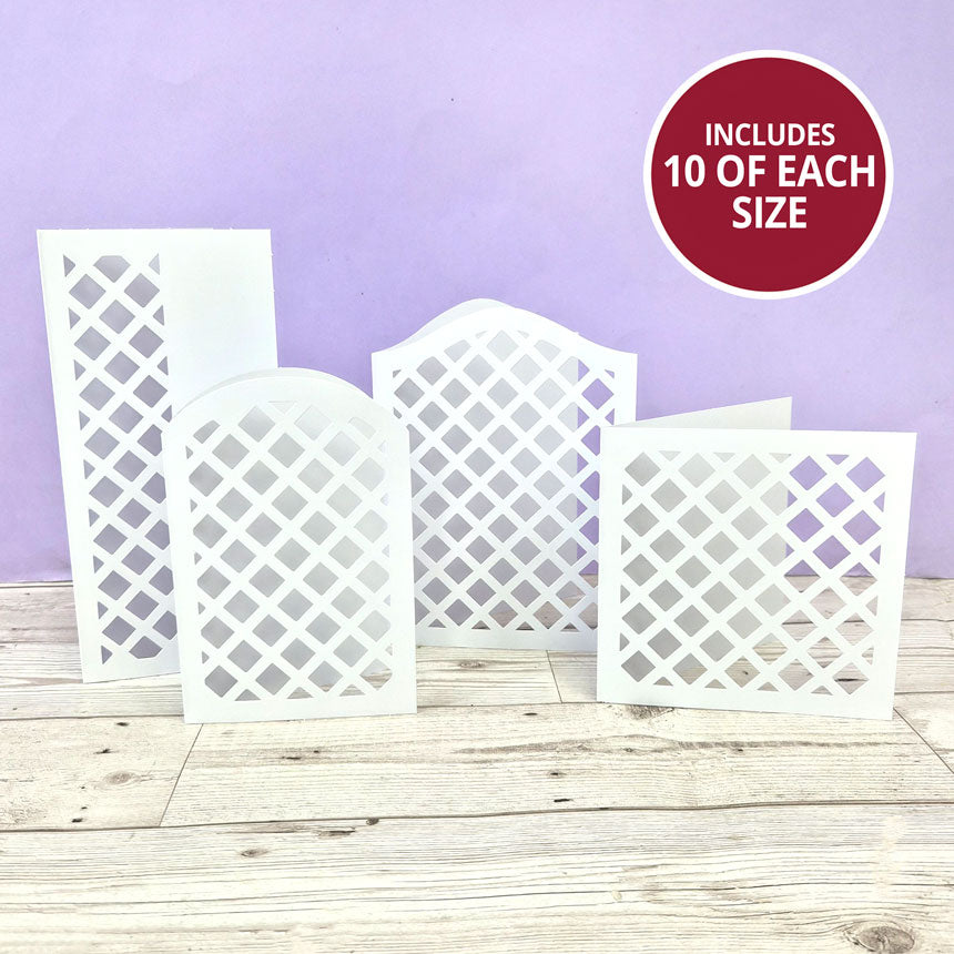 Trellis Card Blanks