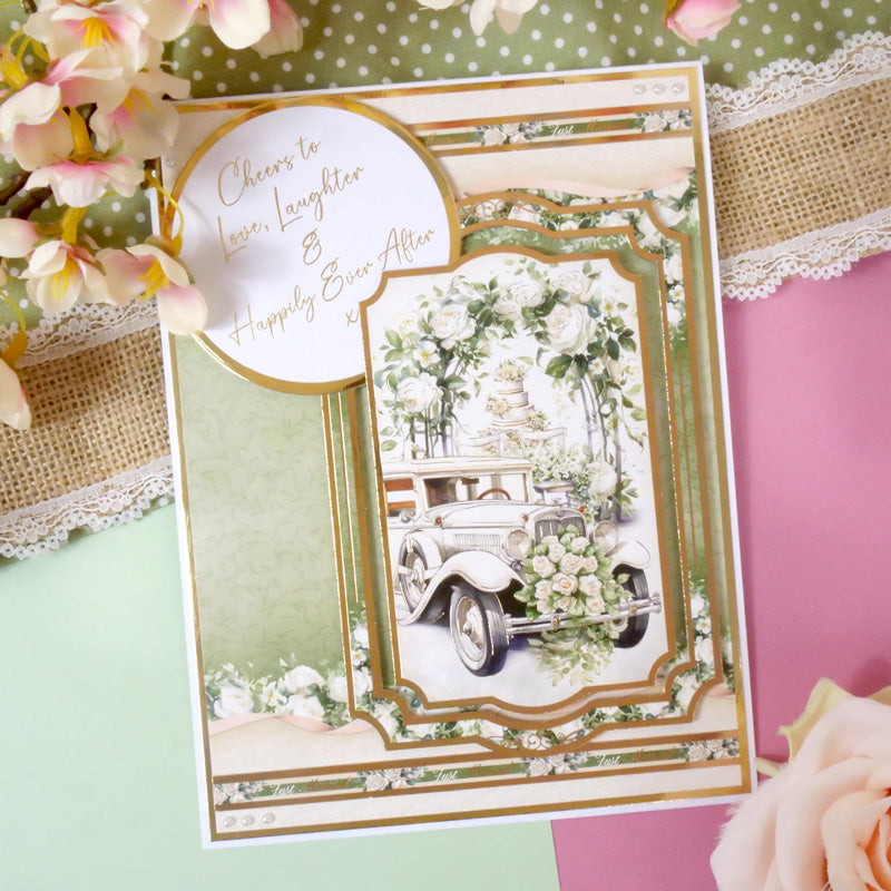 Trim Me! Foiled Insert Pad - Time to Celebrate - Gold