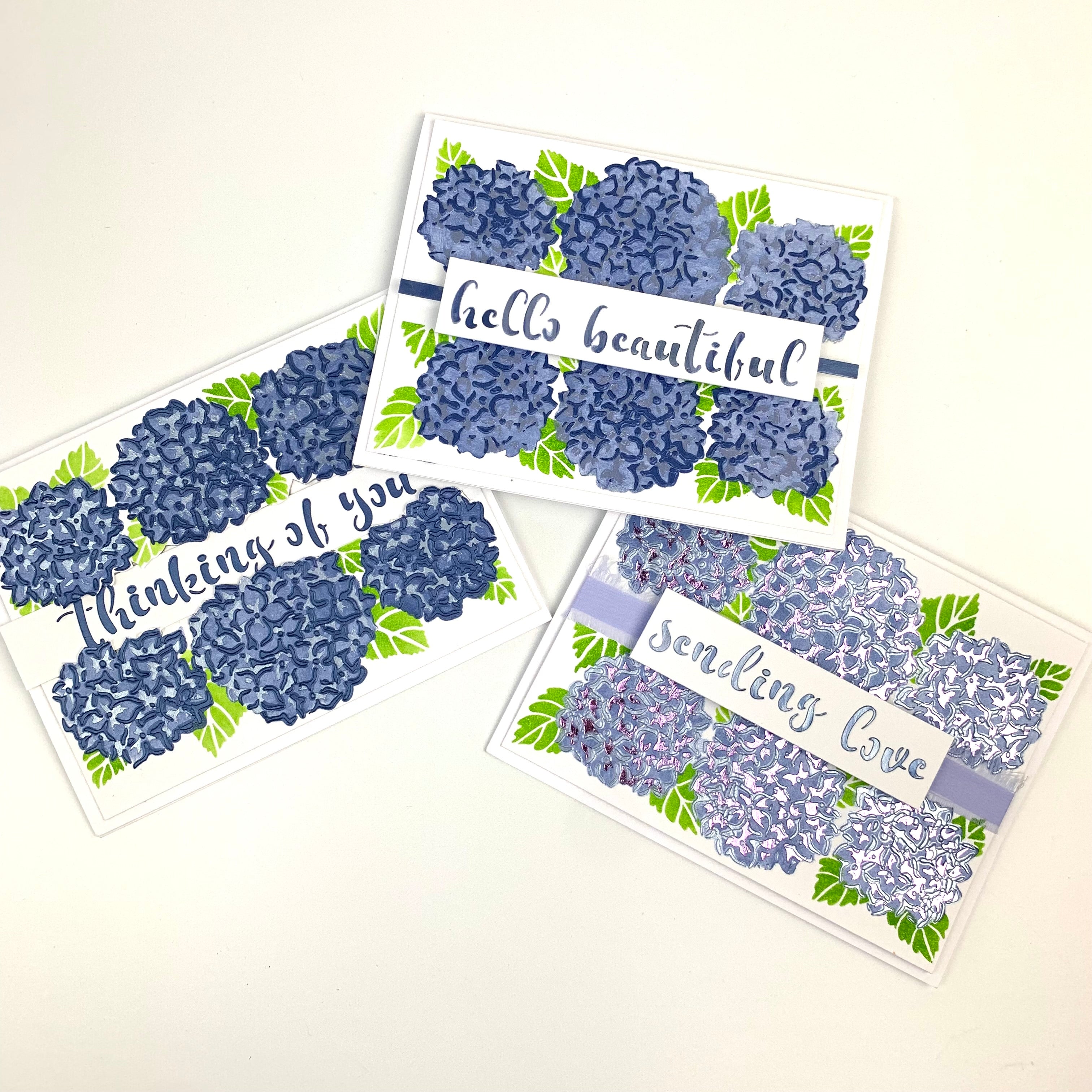 The Crafters Workshop Layered Hydrangea Banner
