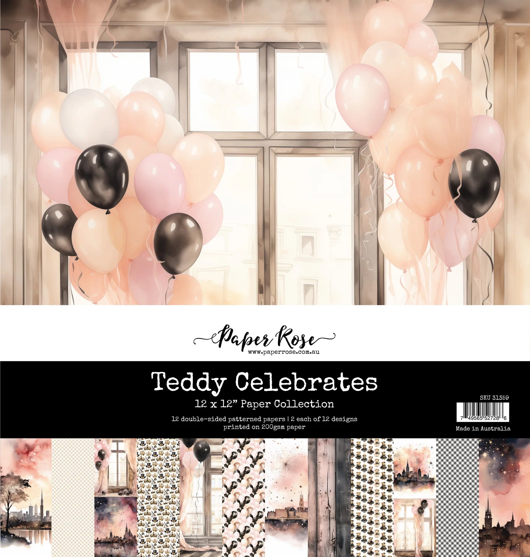 Teddy Celebrates 12x12 Paper Collection 31359