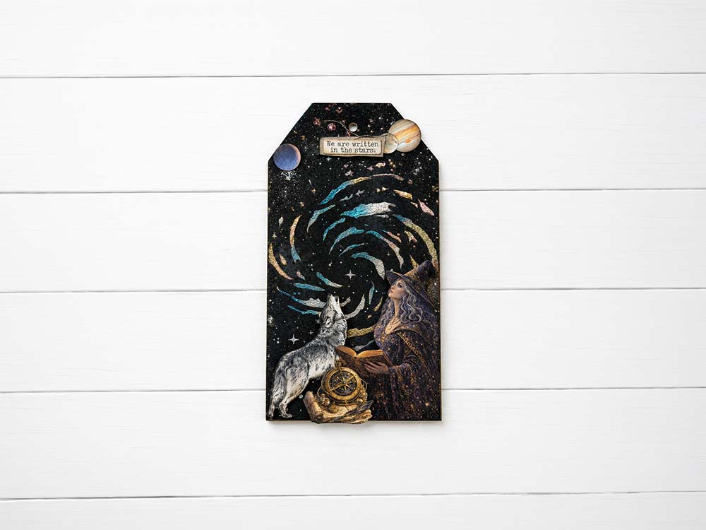 Printed Art Junk Journal: Stickers, Cut-Outs, Backgrounds For Art And Craft - Cosmos