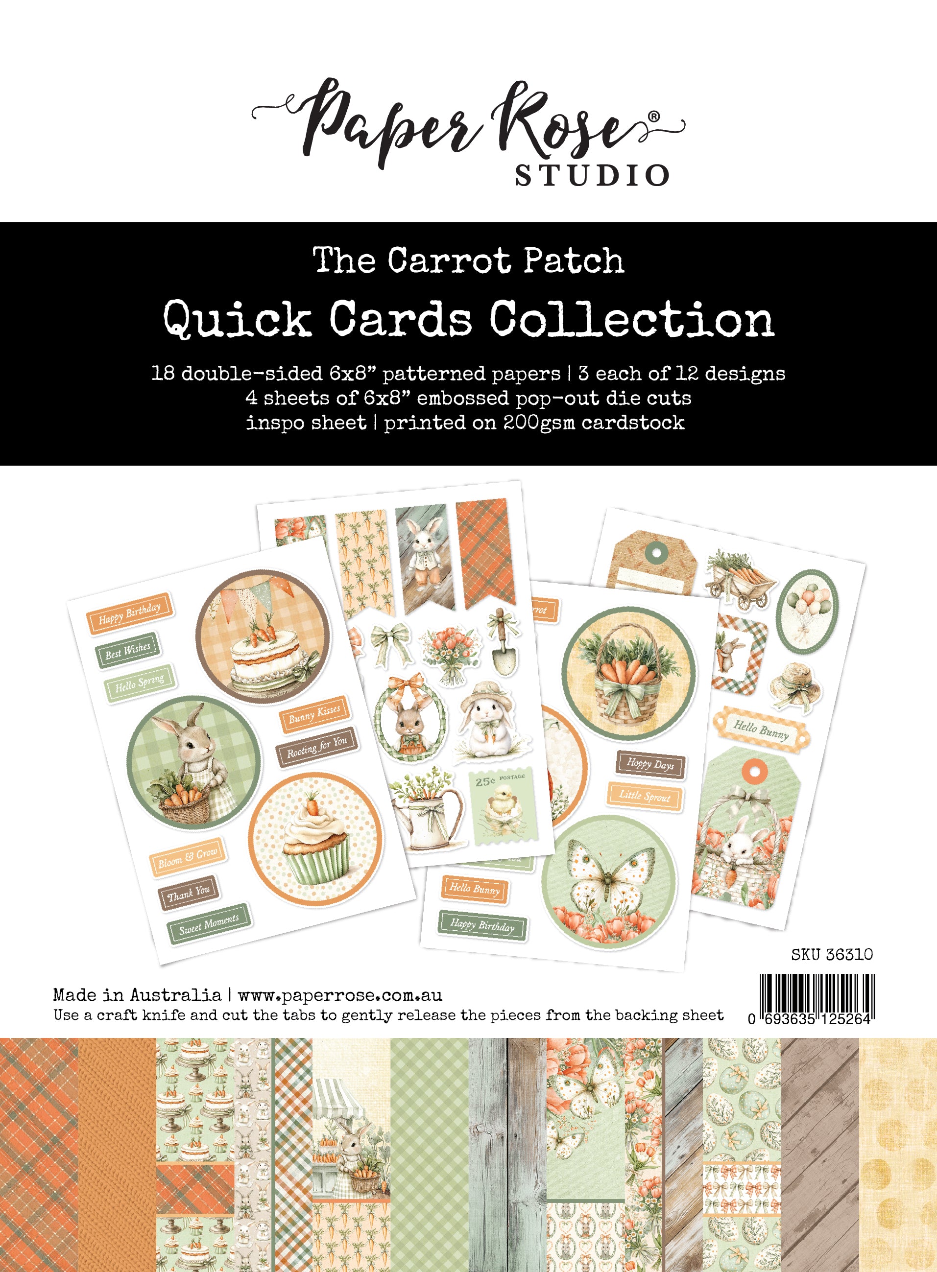 The Carrot Patch 6x8" Quick Cards Kit  36310