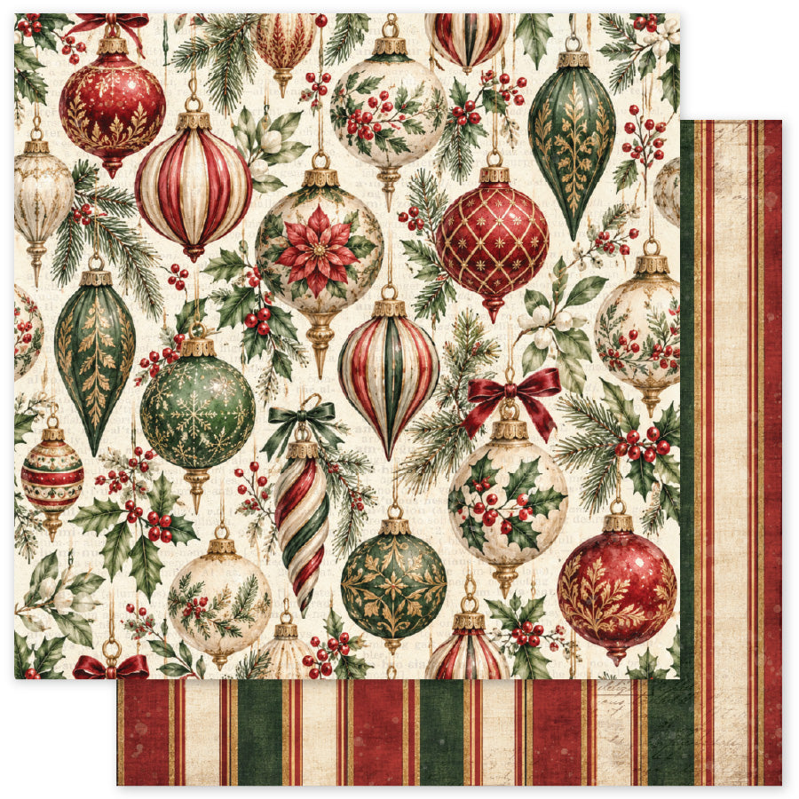 The Christmas Library B 12x12 Paper (12 pc Bulk Pack) 37552