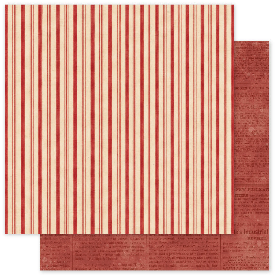 The Christmas Library Basics B 12x12 Paper (12 pc Bulk Pack) 37576