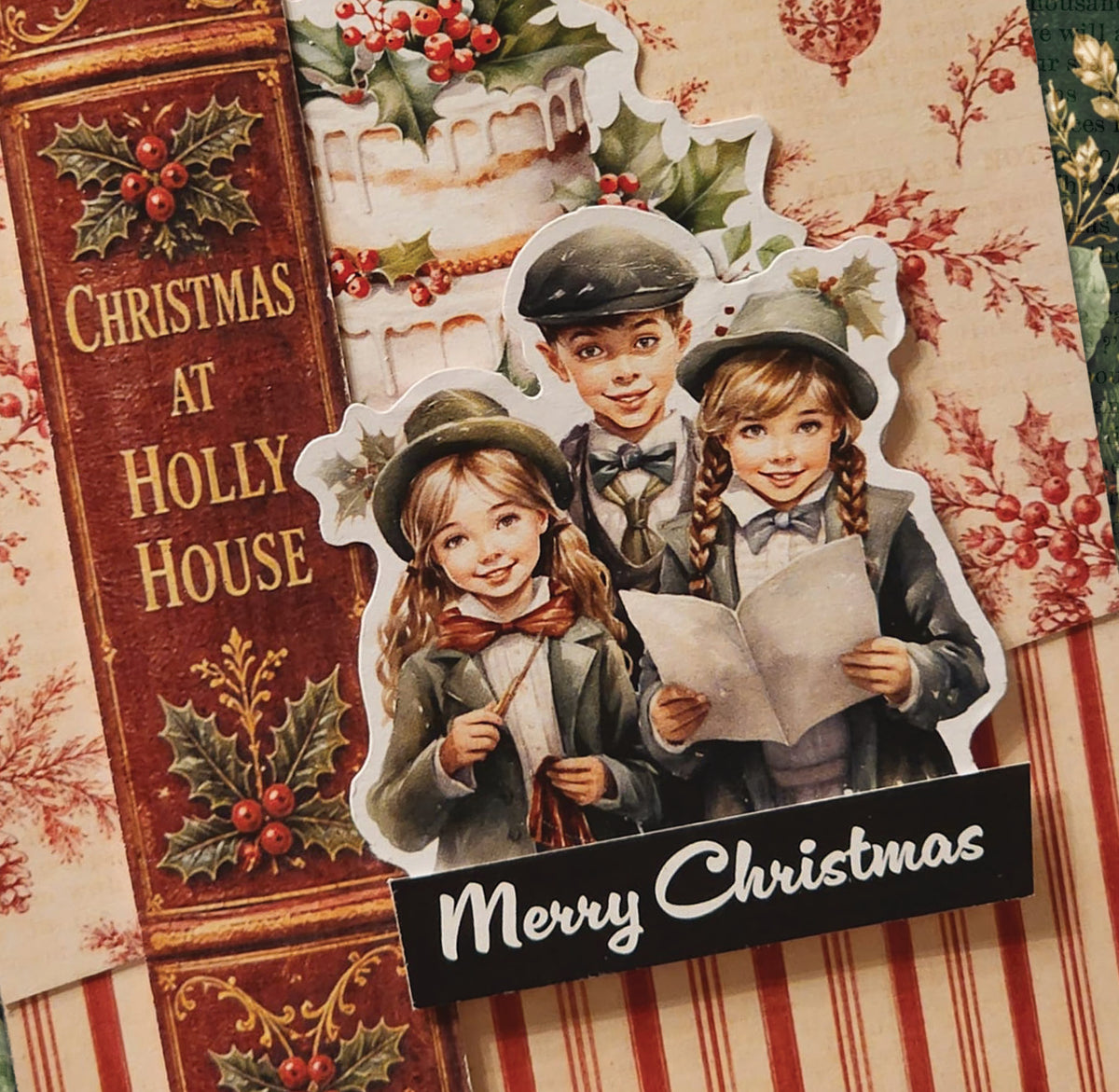 The Christmas Library 6 x 8" Embossed Die Cuts 37603