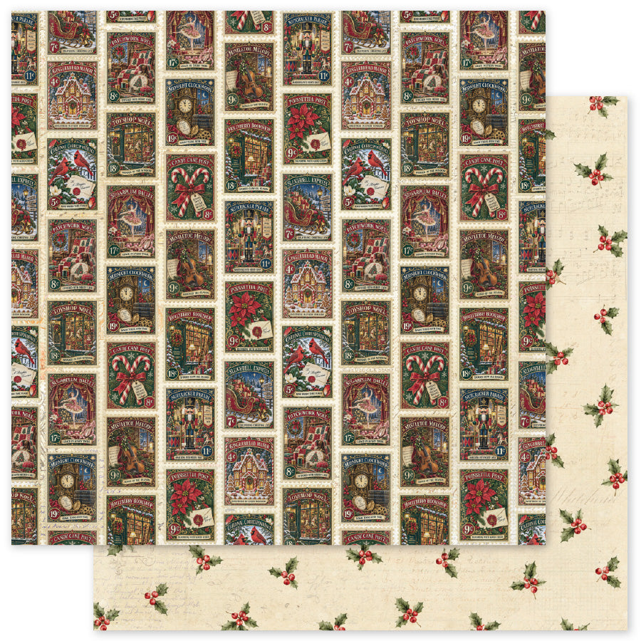 The Christmas Library F 12x12 Paper (12 pc Bulk Pack) 37564