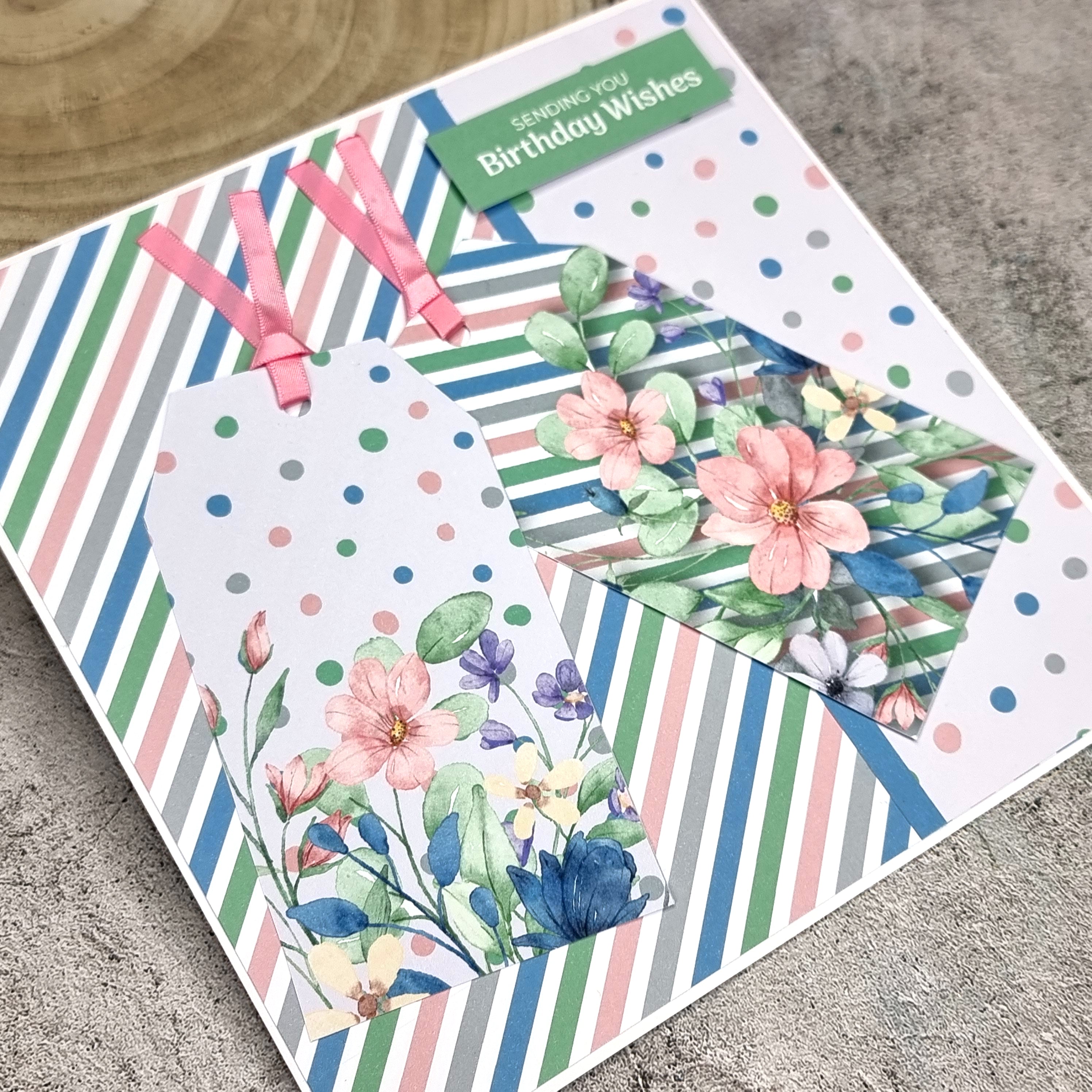 The Paper Boutique Sunny Gardens 8 in x 8 in Decorative Paper Pad